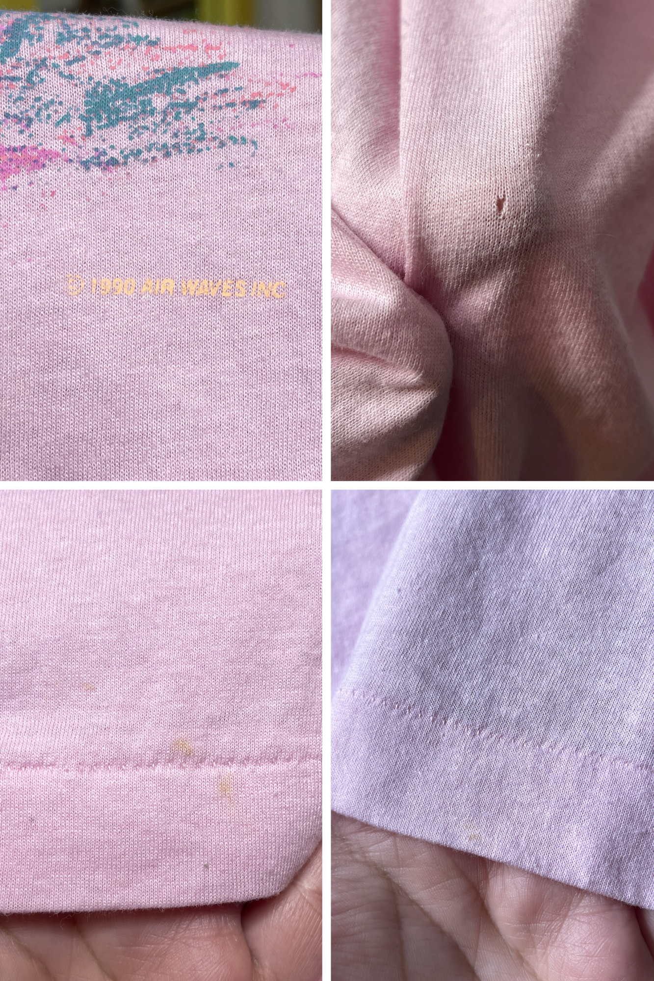Vintage 90s Pink Florida Flamingo Tee Sz L