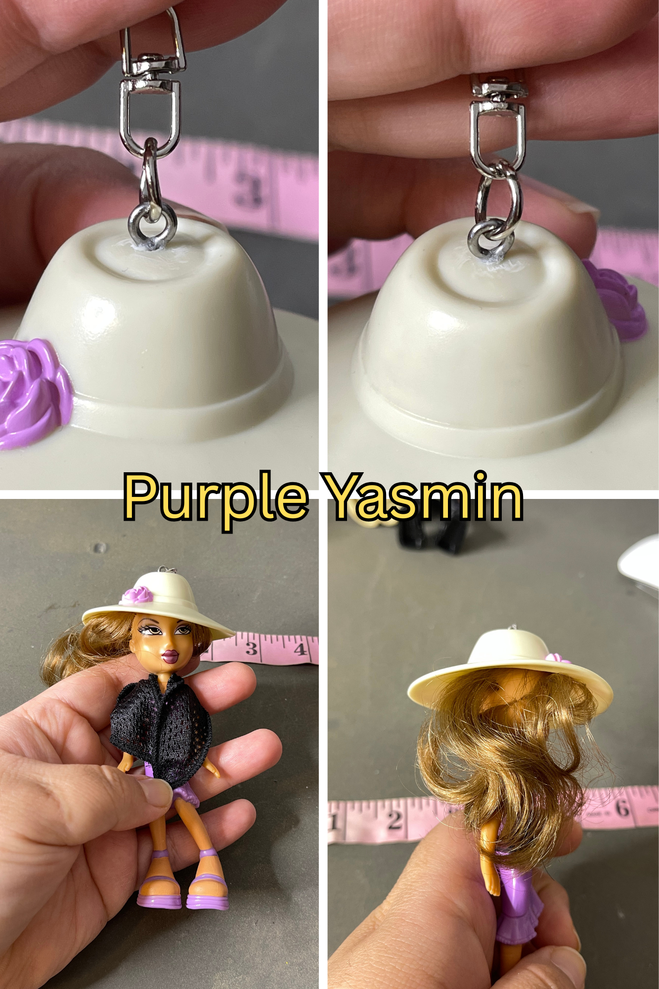 Vintage 2000s Bratz Dolls Upcycled Keychains