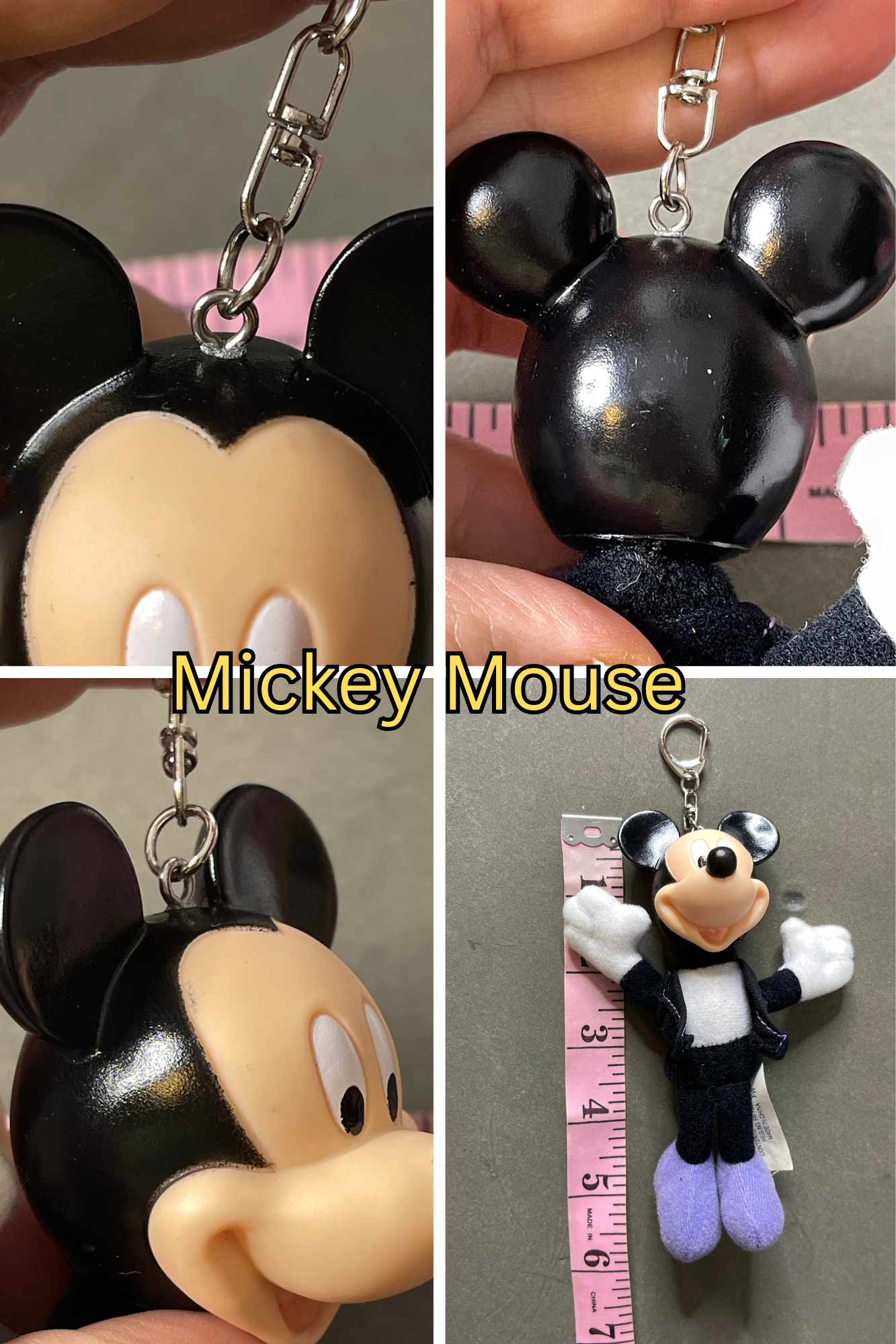 Vintage Upcyled Cartoon Keychains #8