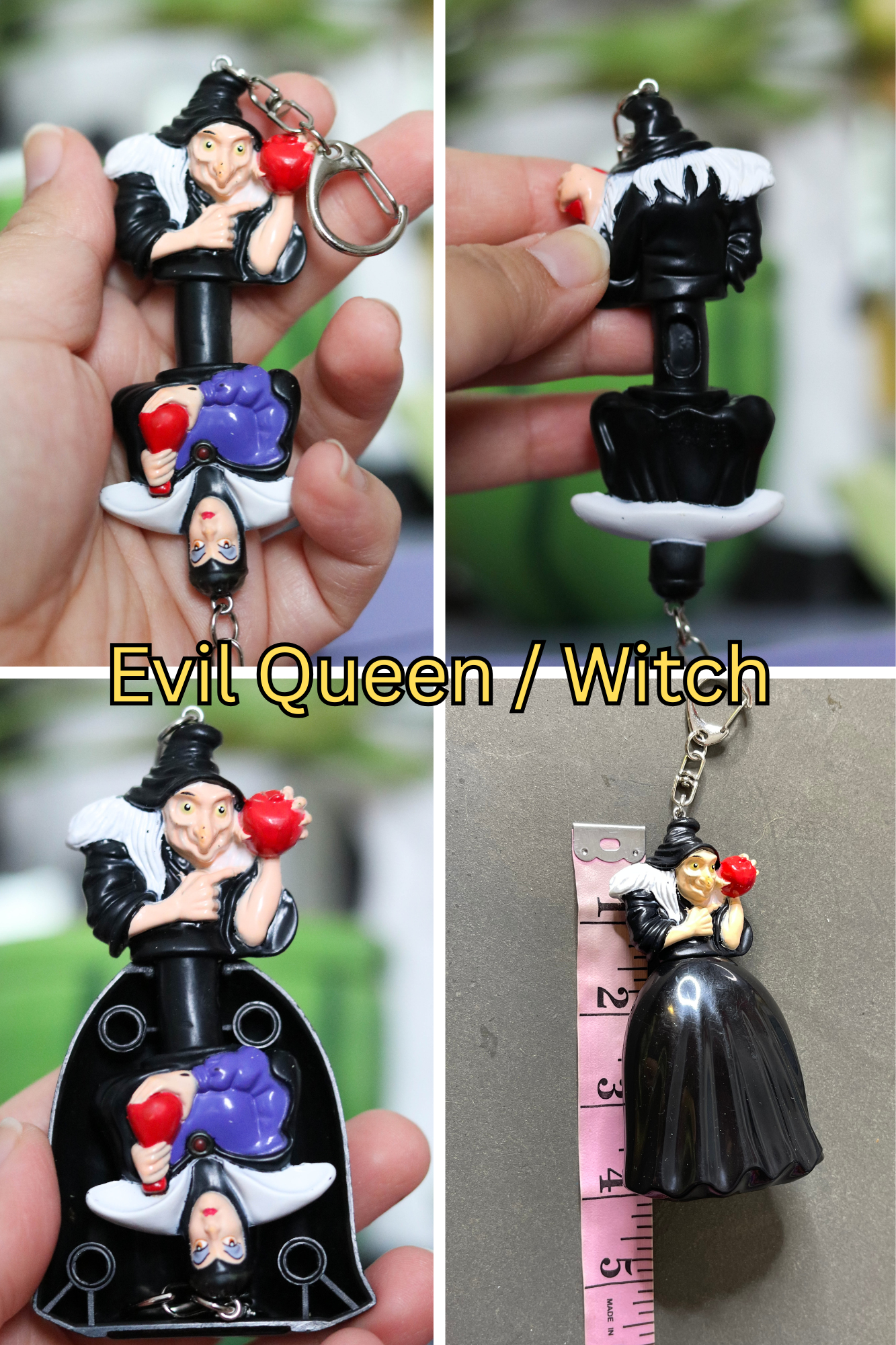 Vintage Upcyled Cartoon Keychains #9