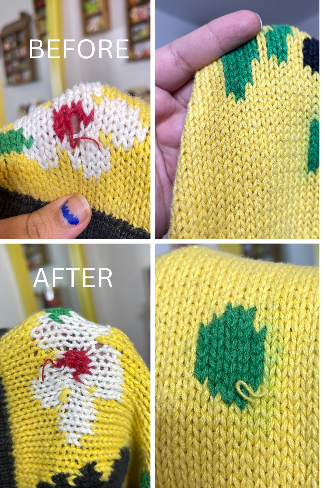 Vintage 90s Colorful Flower Polka Dot Clown Cardigan Sz S/P