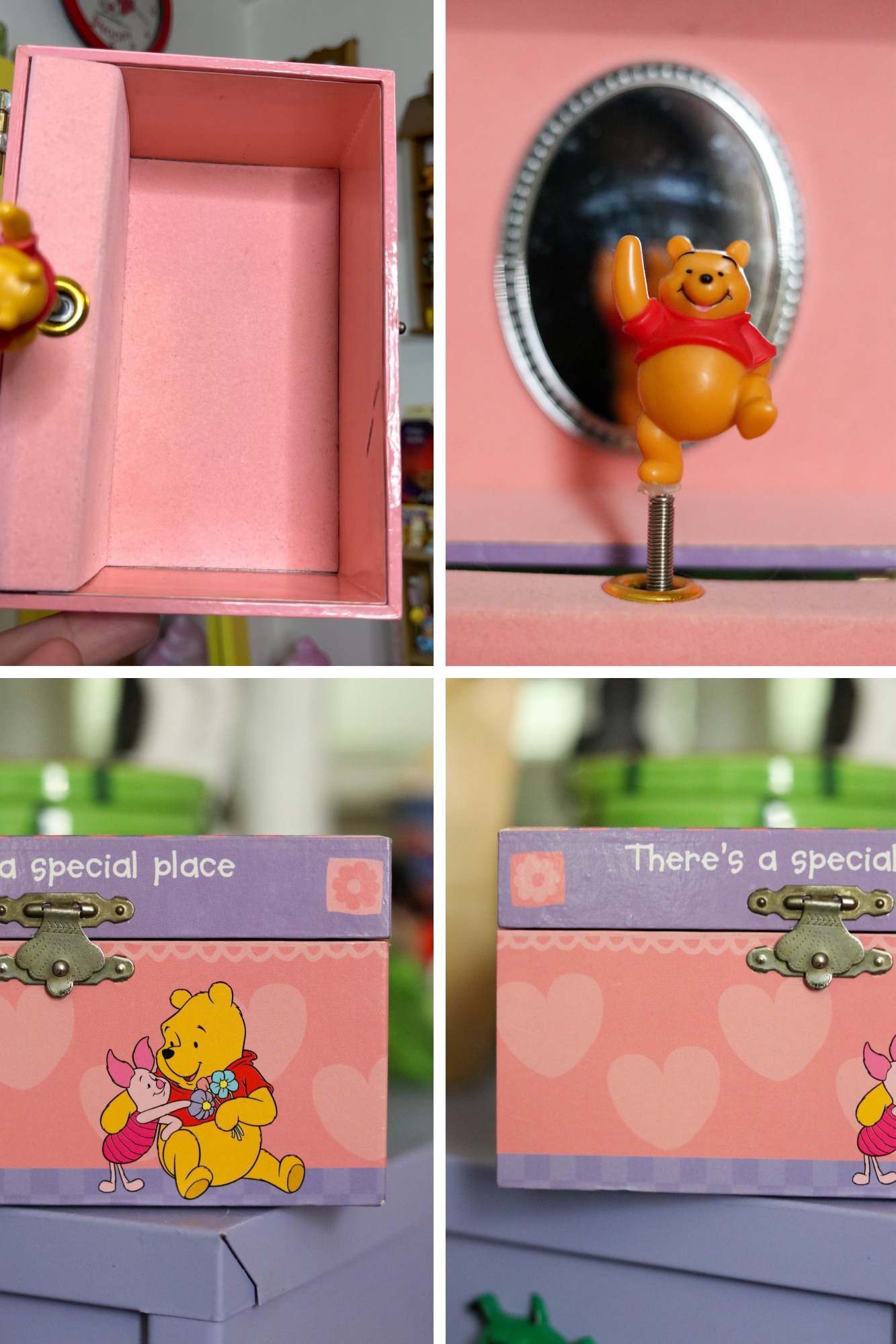 Vintage Winnie The Pooh & Friends Music Trinket Box