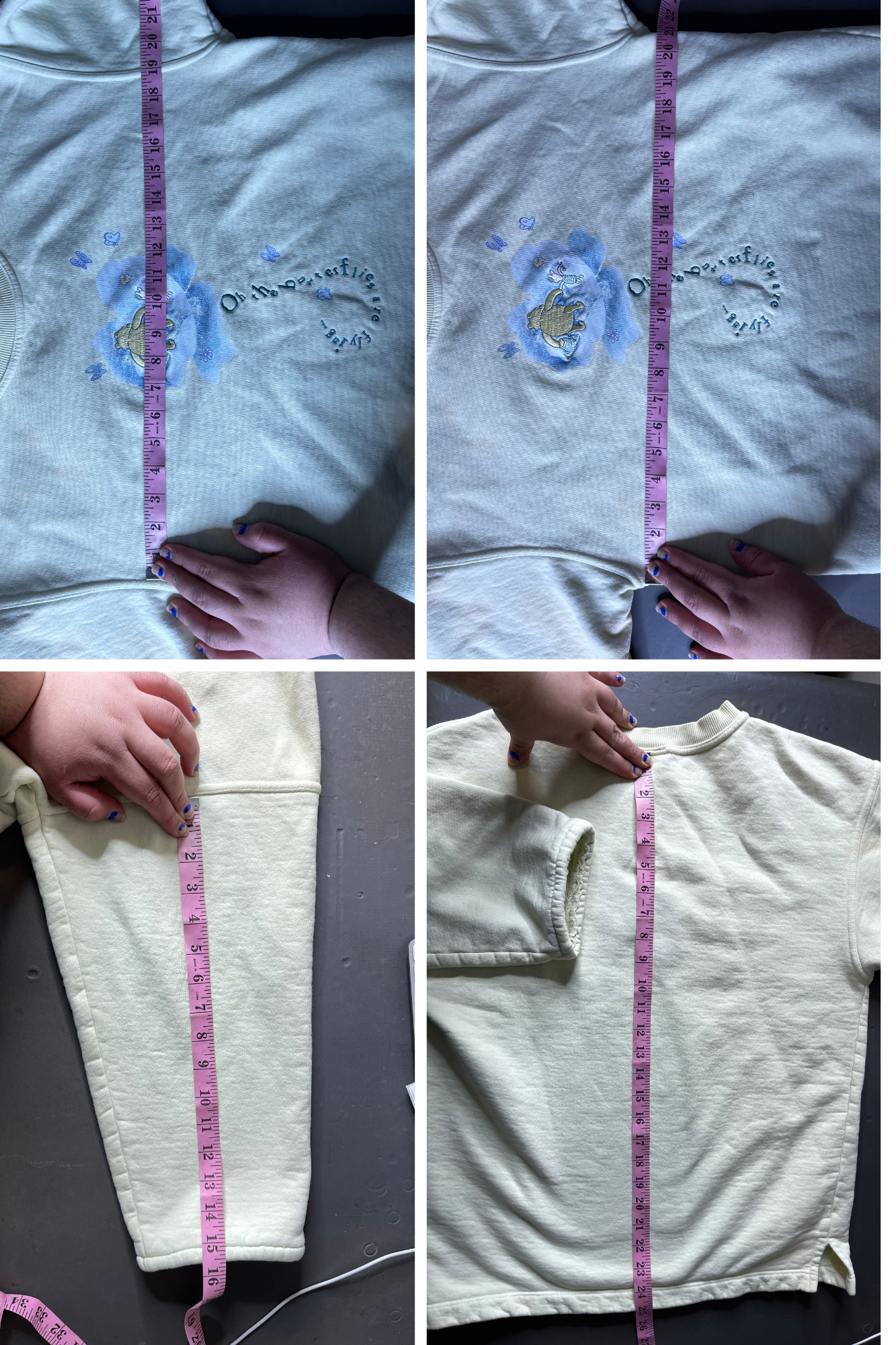 Vintage 90s Winnie The Pooh Bleached Oversized Sweater Sz S