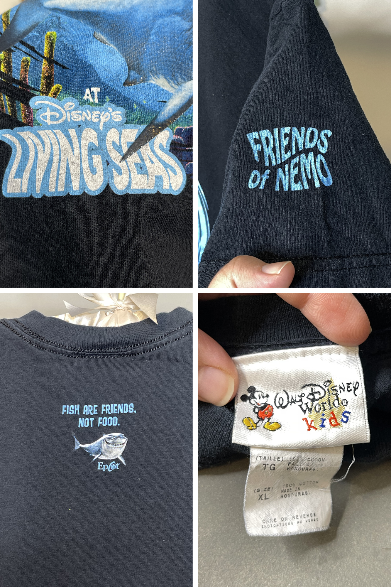2000s Nemo I found Bruce Graphic Kids Tee Sz XL