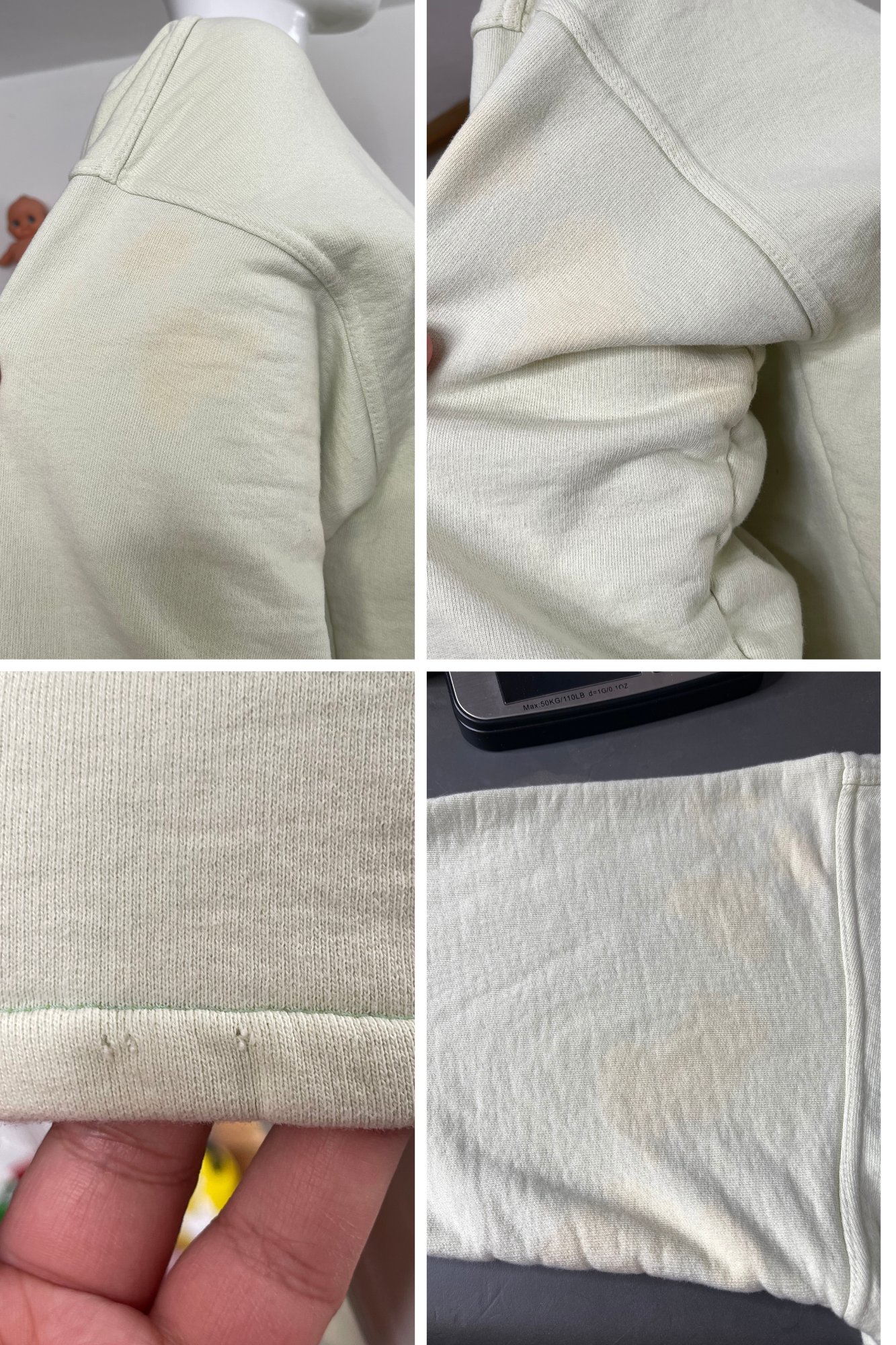 Vintage 90s Winnie The Pooh Bleached Oversized Sweater Sz S