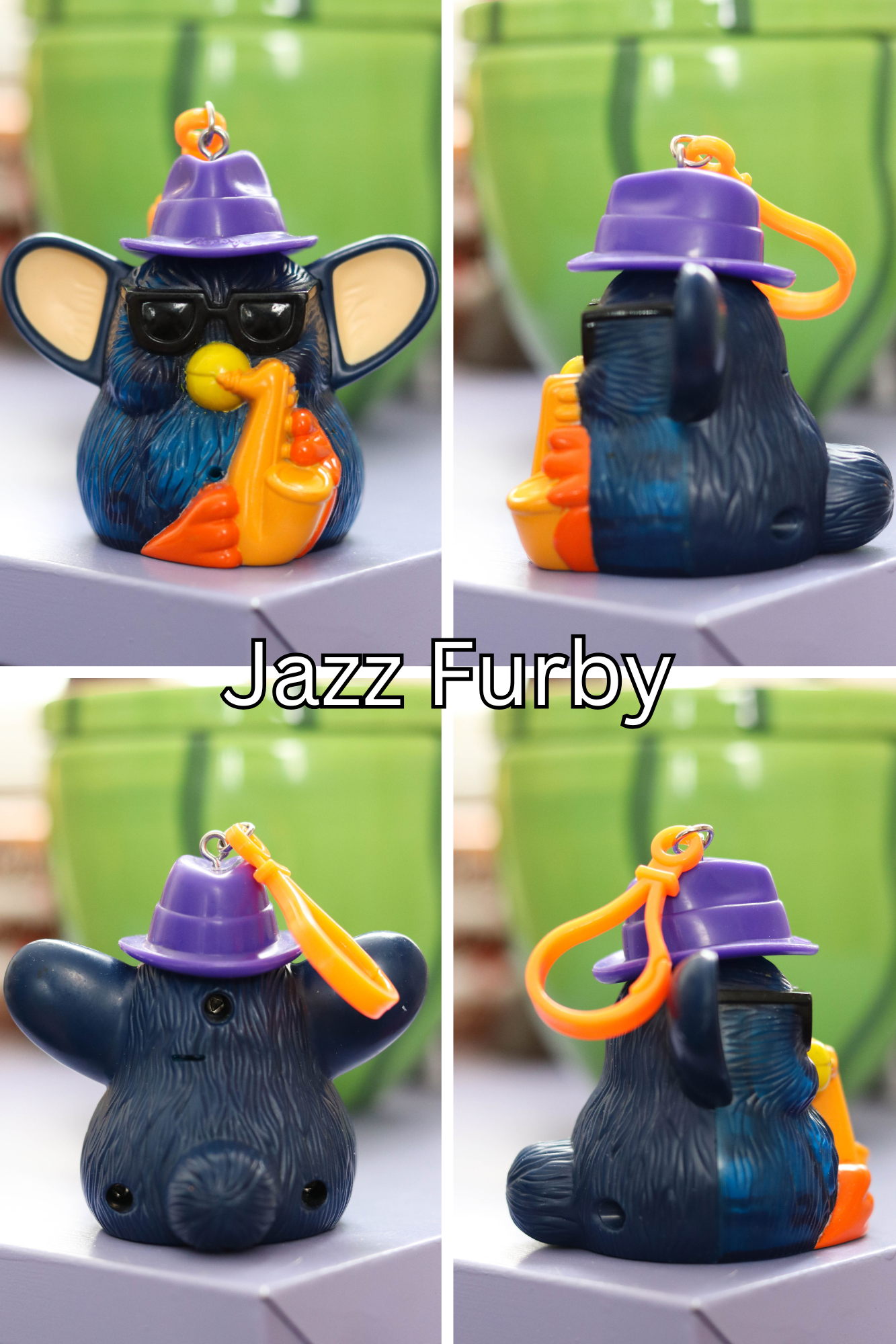 Vintage Upcycled Freaky Toy Keychains
