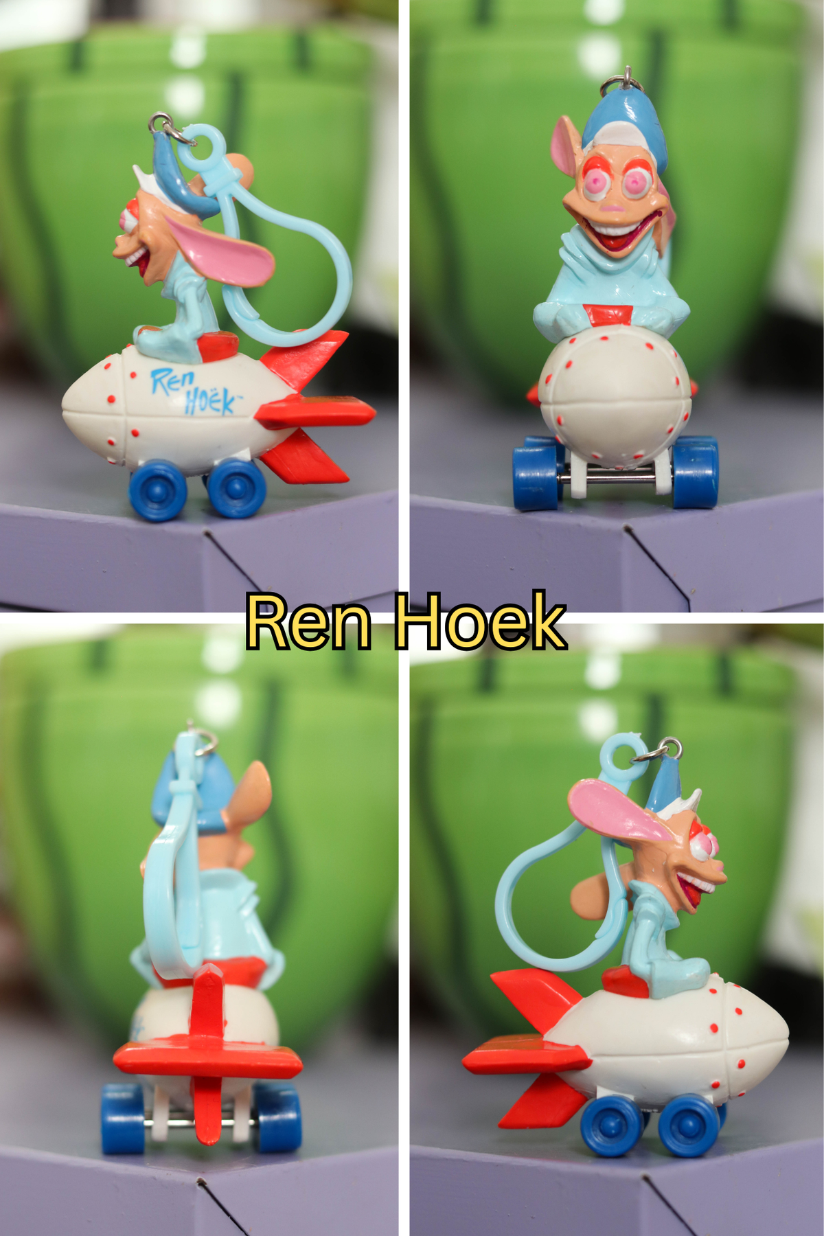 Vintage Upcyled Cartoon Keychains #11