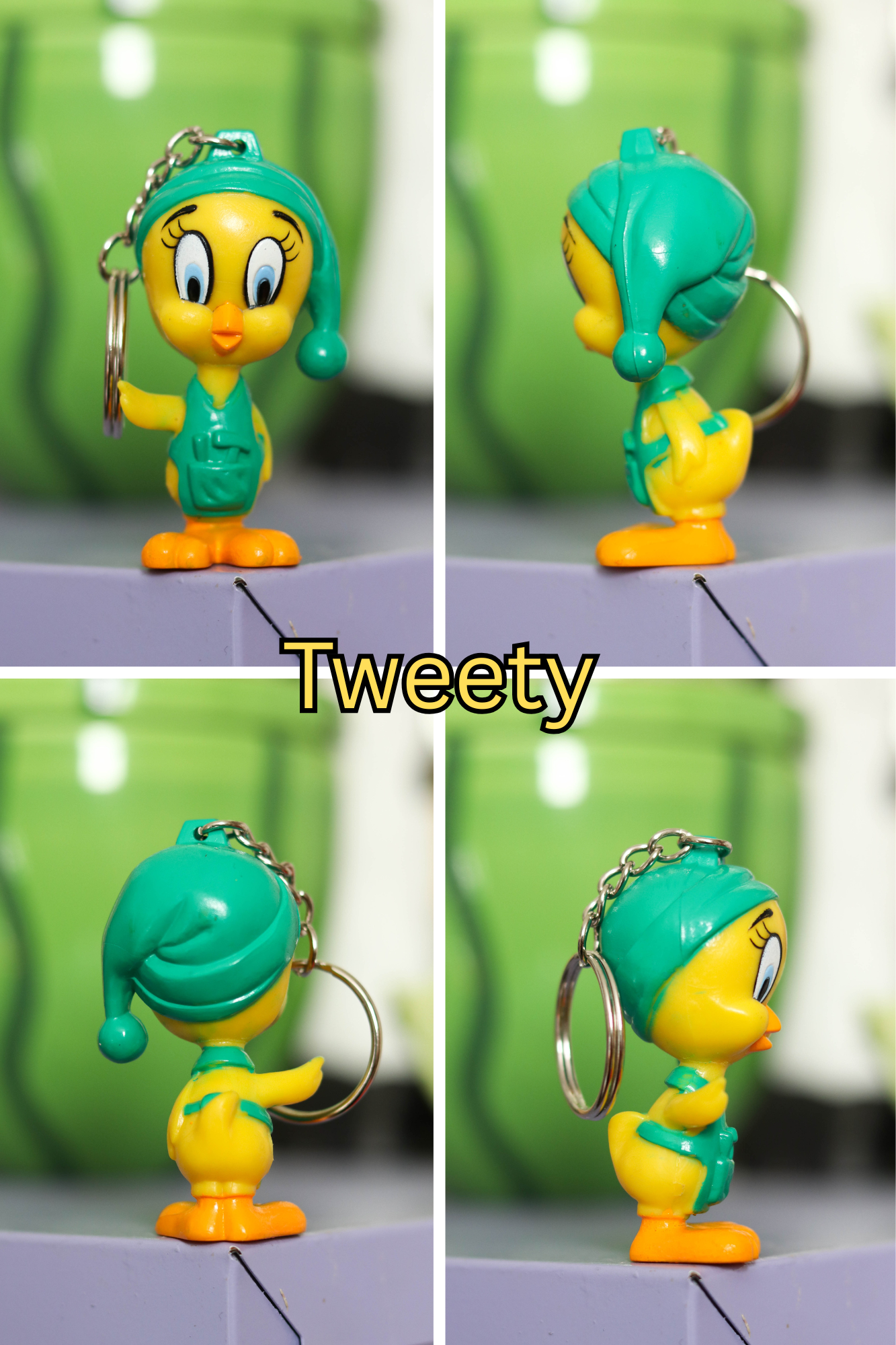 Vintage Upcyled Cartoon Keychains #6