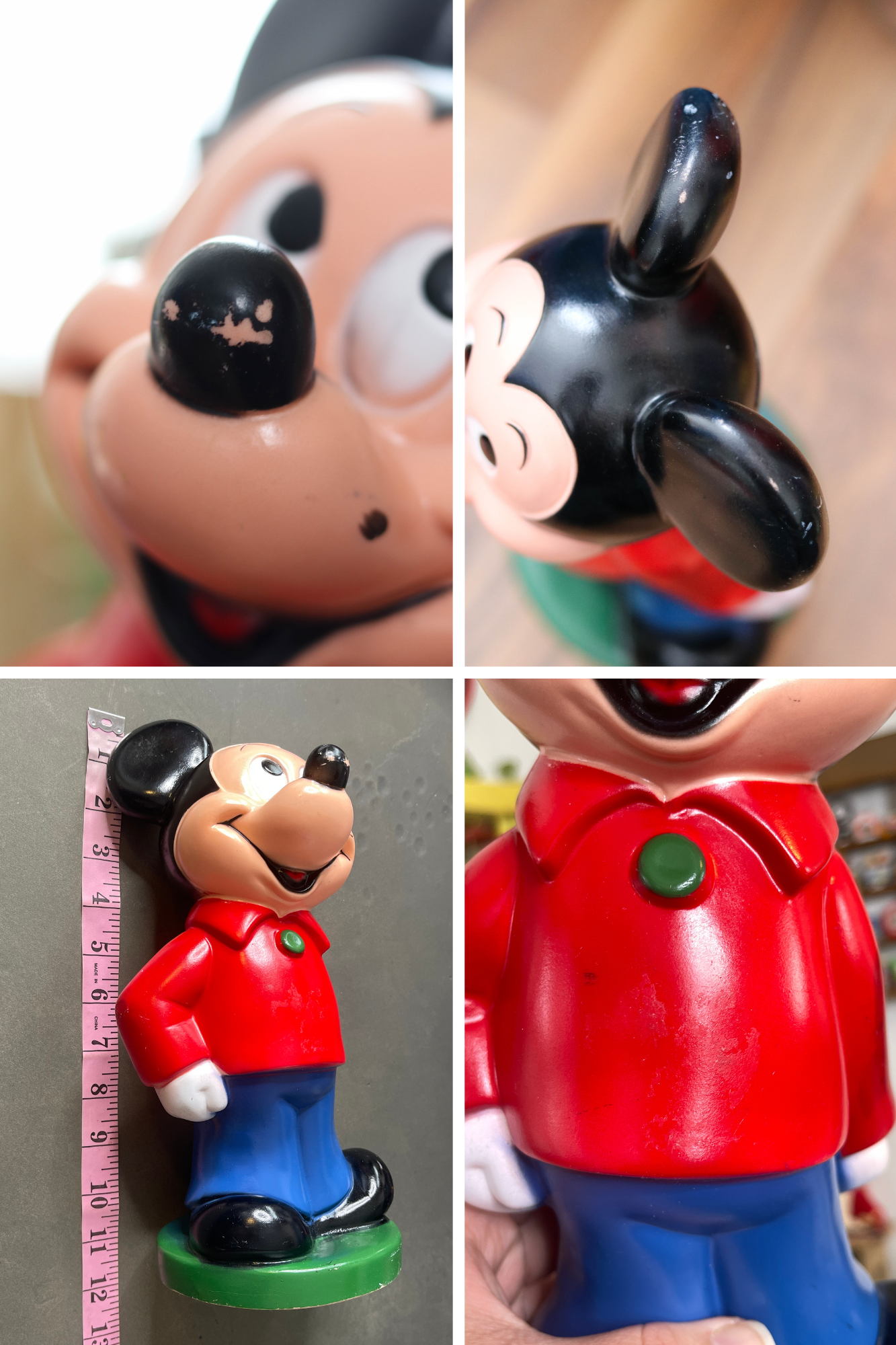 Vintage Mickey Mouse Standing Coin Bank