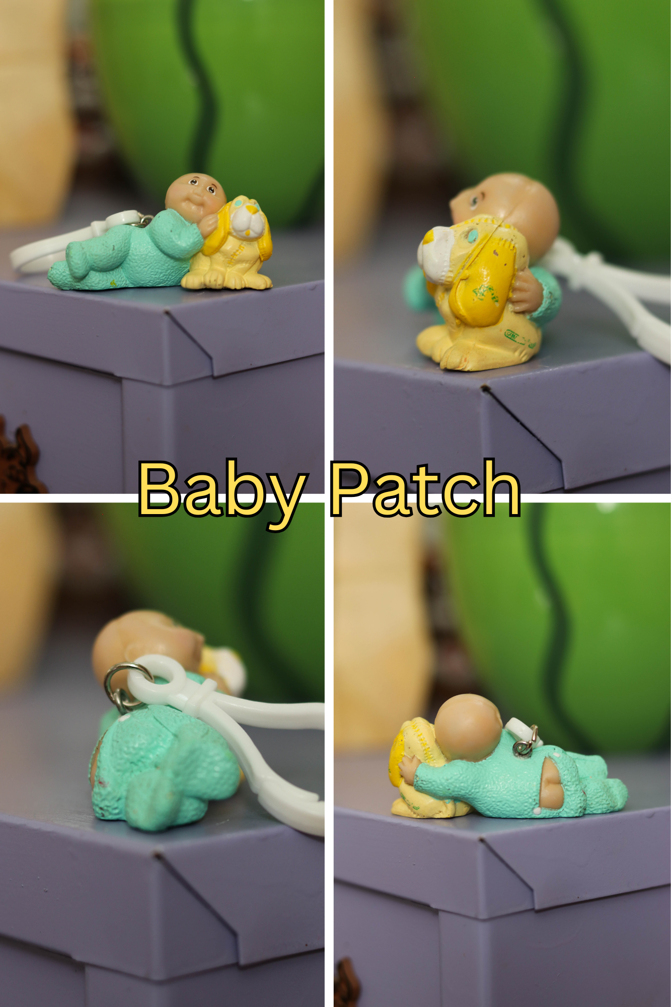 Vintage Upcycled Cabbage Patch Kids Keychains