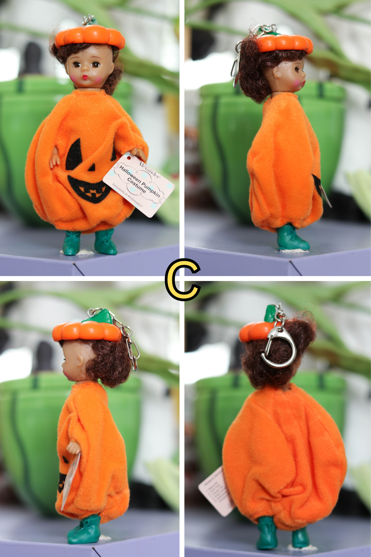 2000s Pumpkin Costume Madame Alexander Dolls Keychains