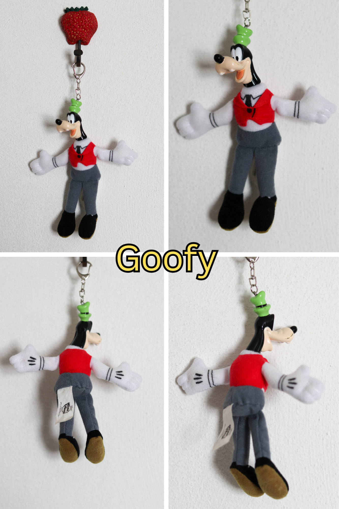 Vintage Upcyled Cartoon Keychains #8