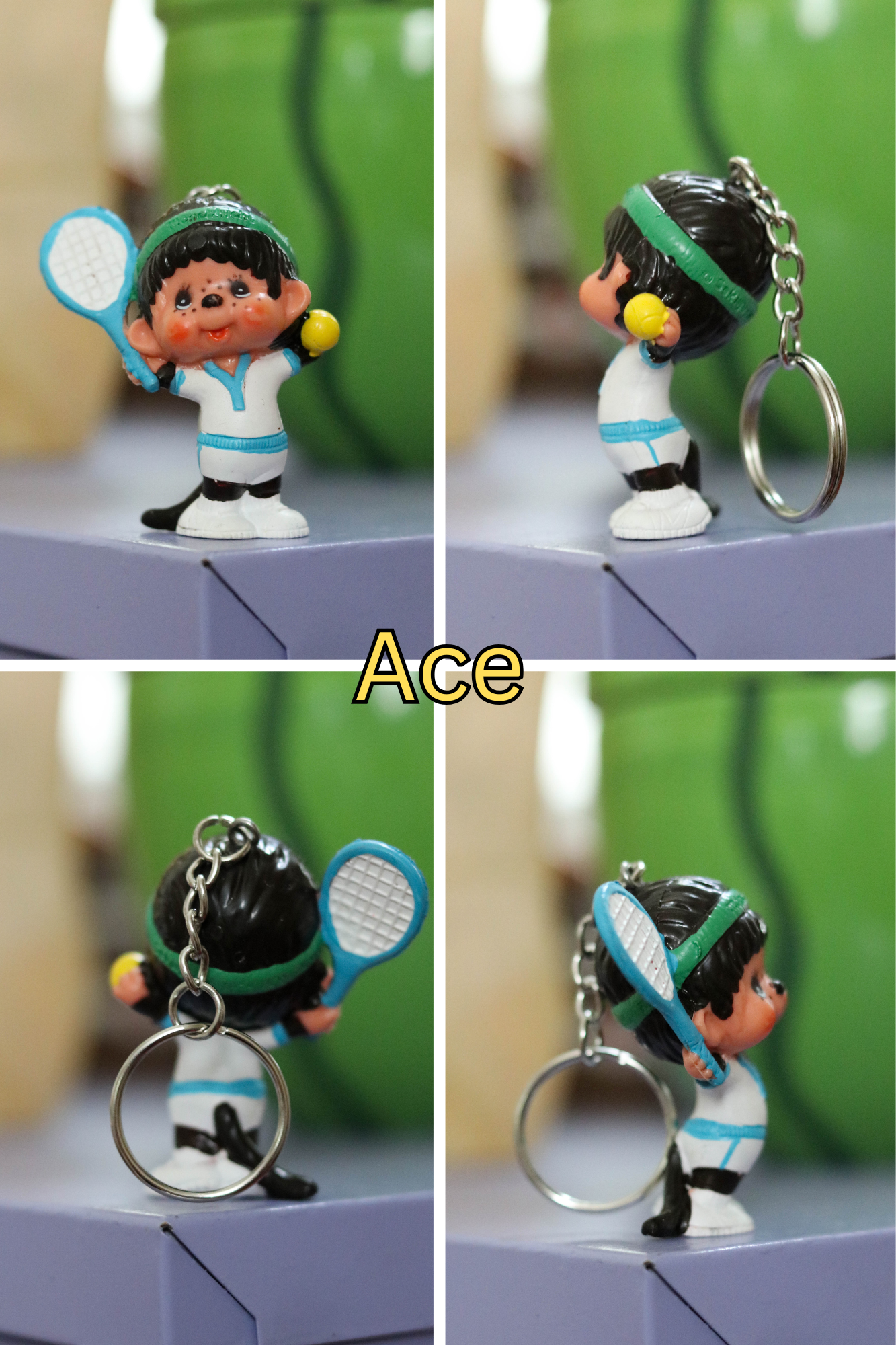 Vintage Upcycled Monchhichi Trinket Keychains