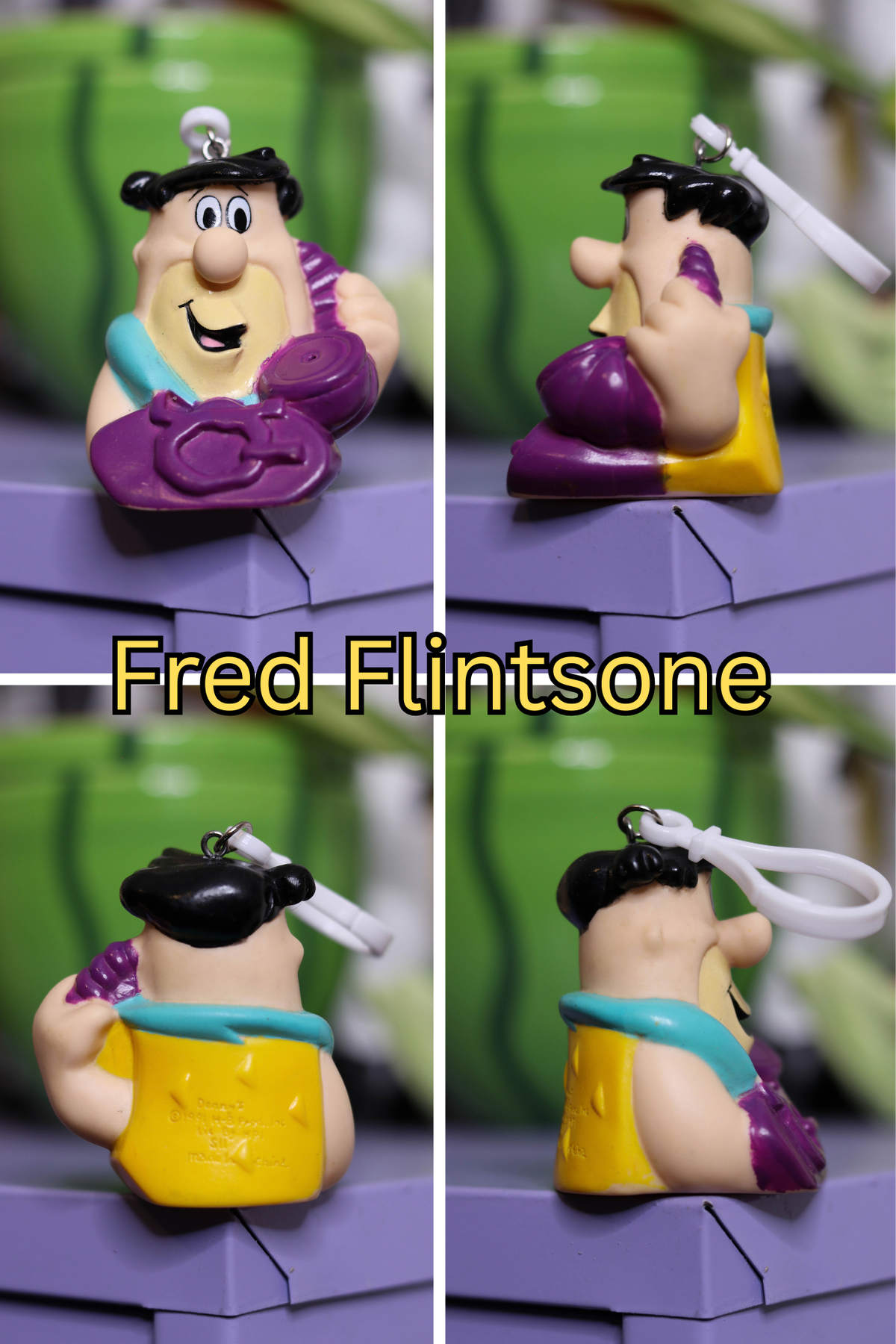 Vintage Upcyled Cartoon Keychains #13