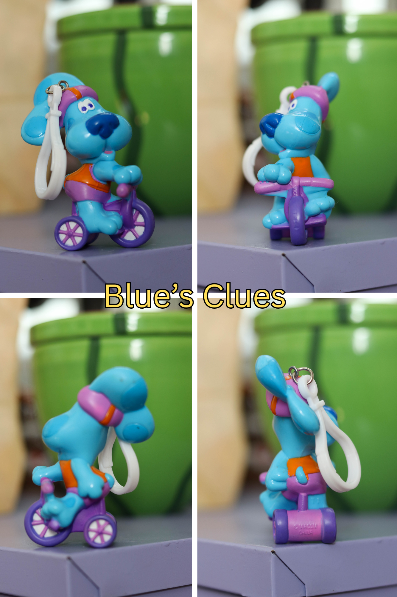 Vintage Upcycled Cartoon Toy Keychains