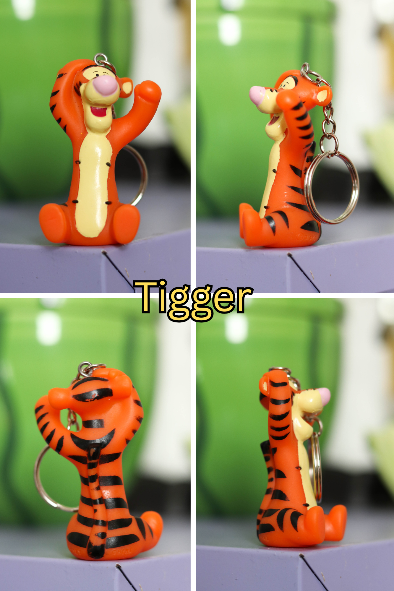 Vintage Rubber Upcycled Nostalgia Keychains #2