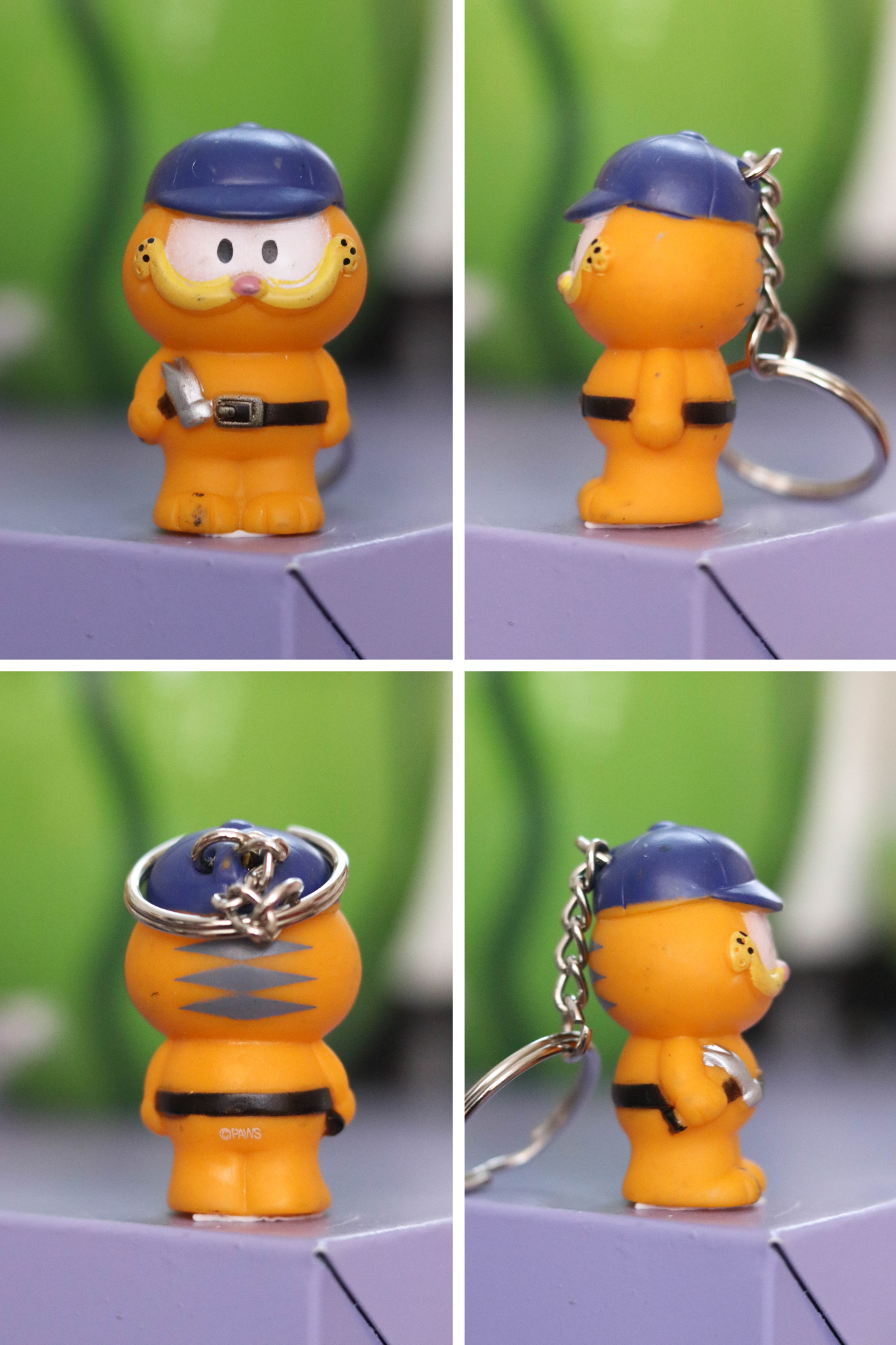 Vintage Garfield blind bag keychains Series #2 (1)