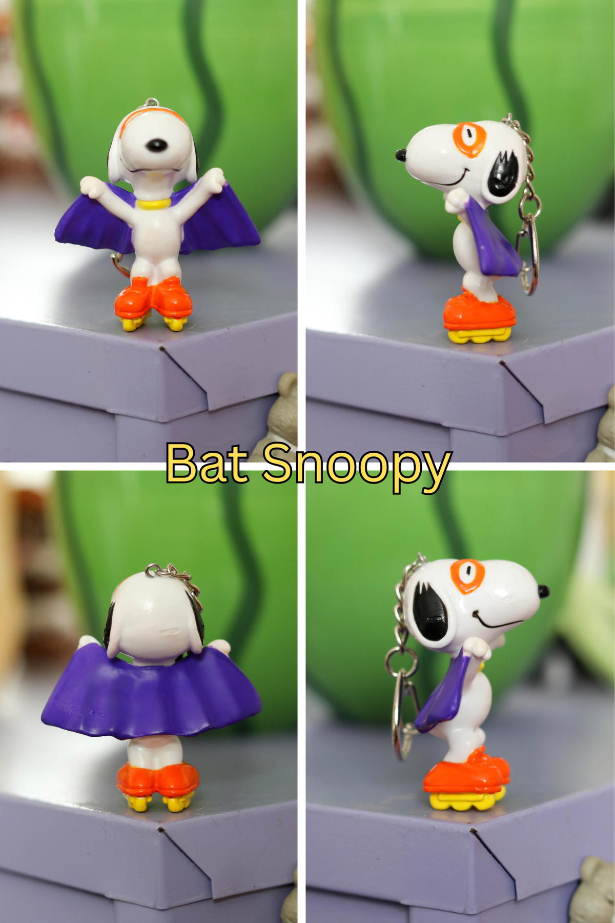 Vintage Snoopy Halloween Upcycled Keychains