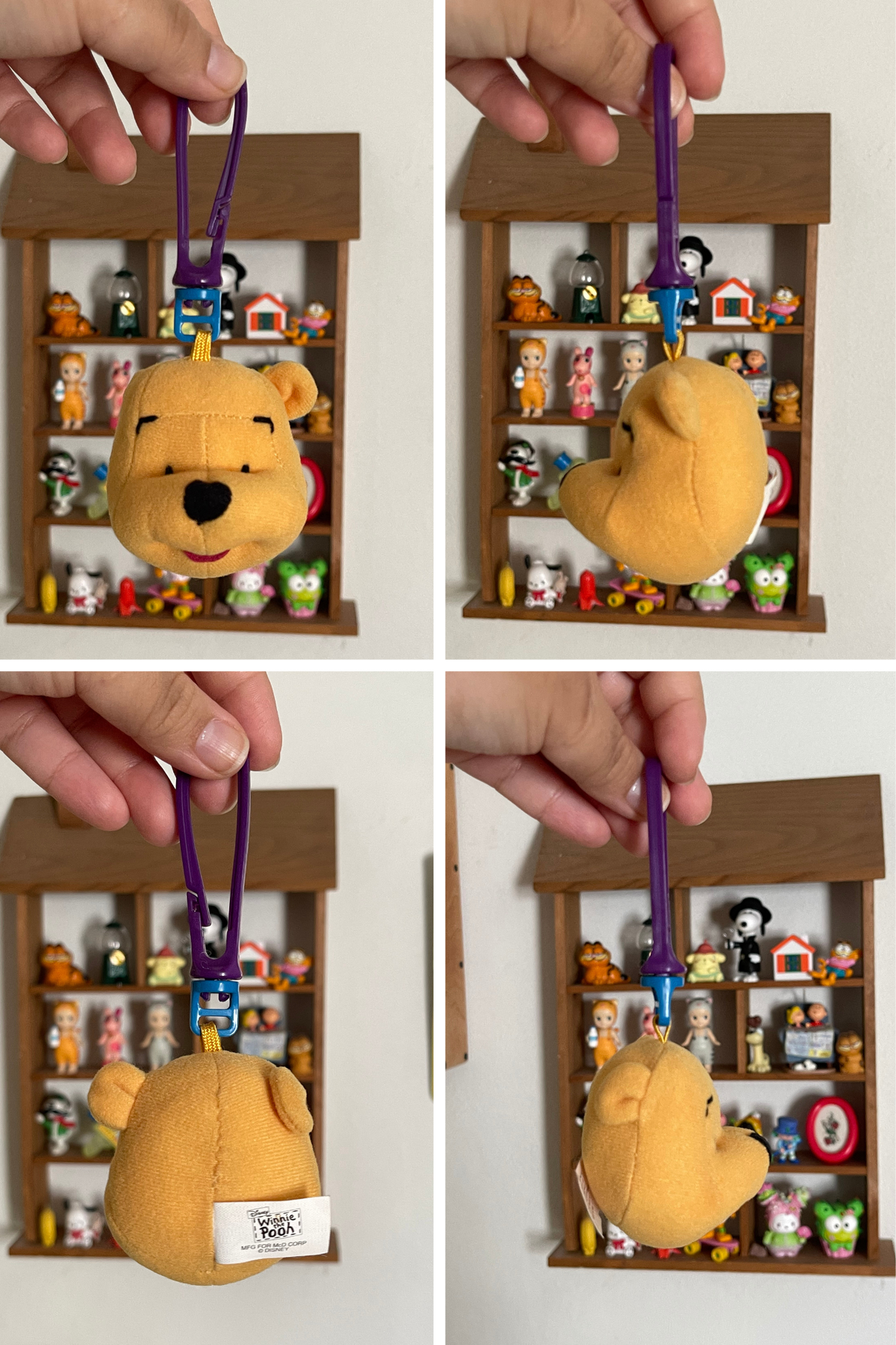90s Pooh Plush Keychain