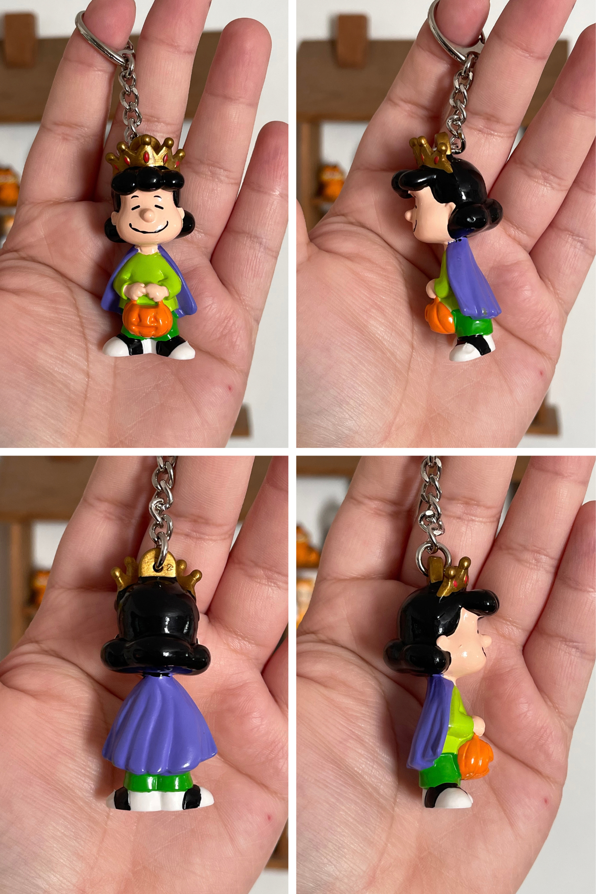 2000s Halloween Pumpkin Queen Lucy keychain + Case (A)