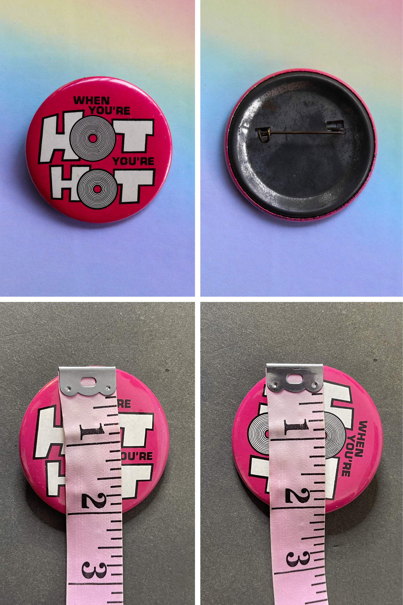 Vintage Sassy Saying Pinback Buttons
