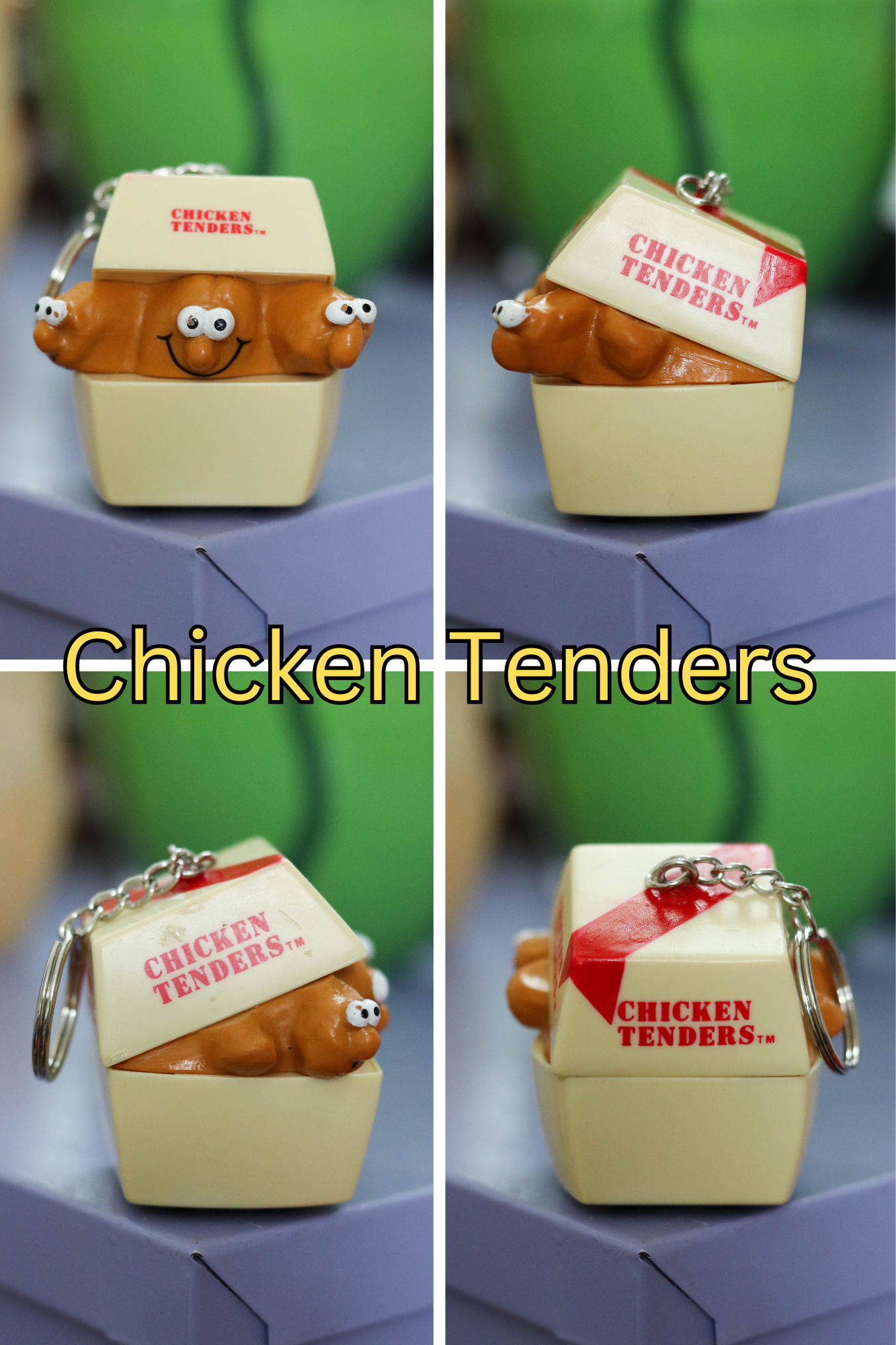 Vintage Upcycled Toy Keychains #1