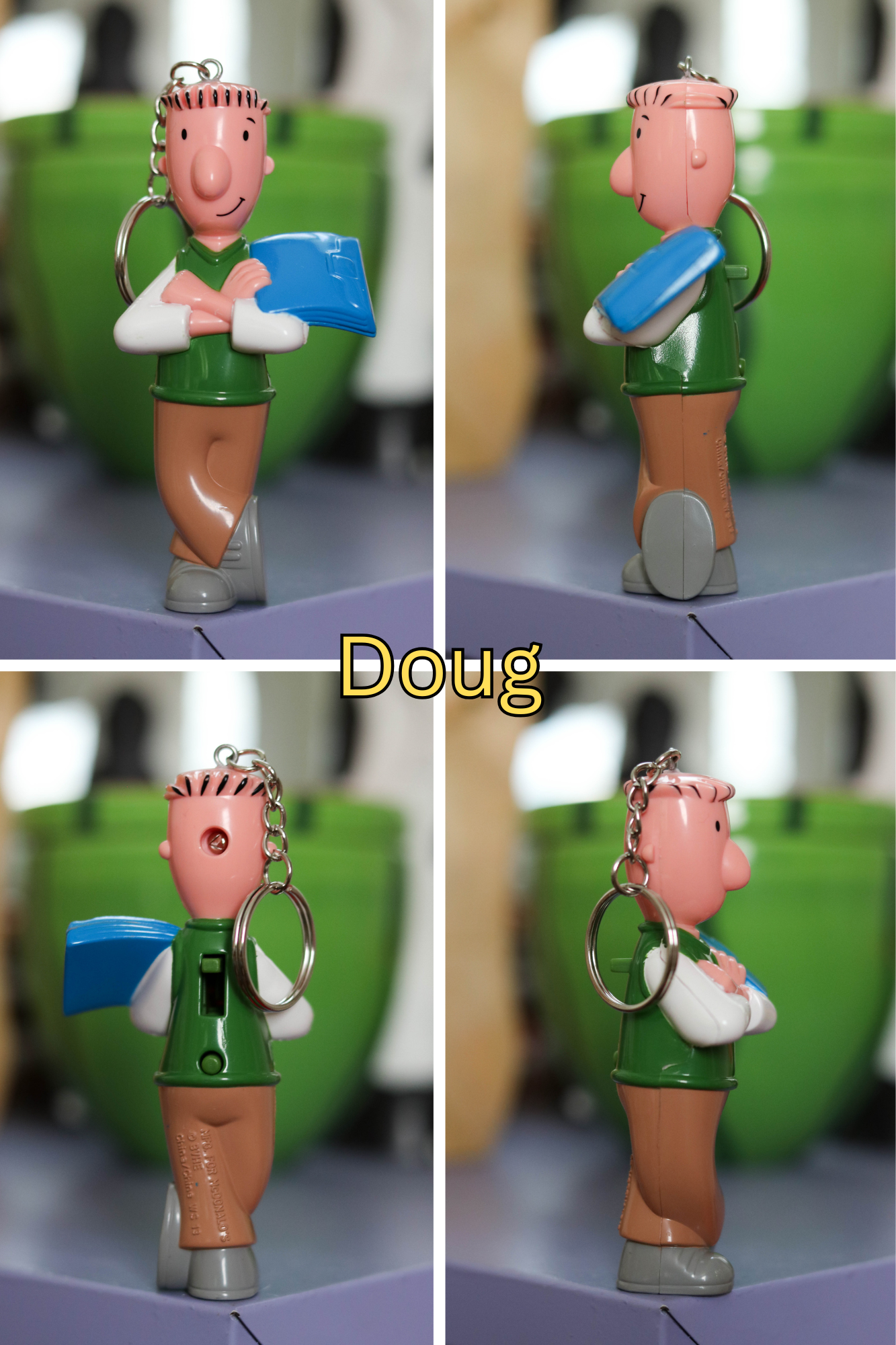 Vintage Upcycled Toy Keychains
