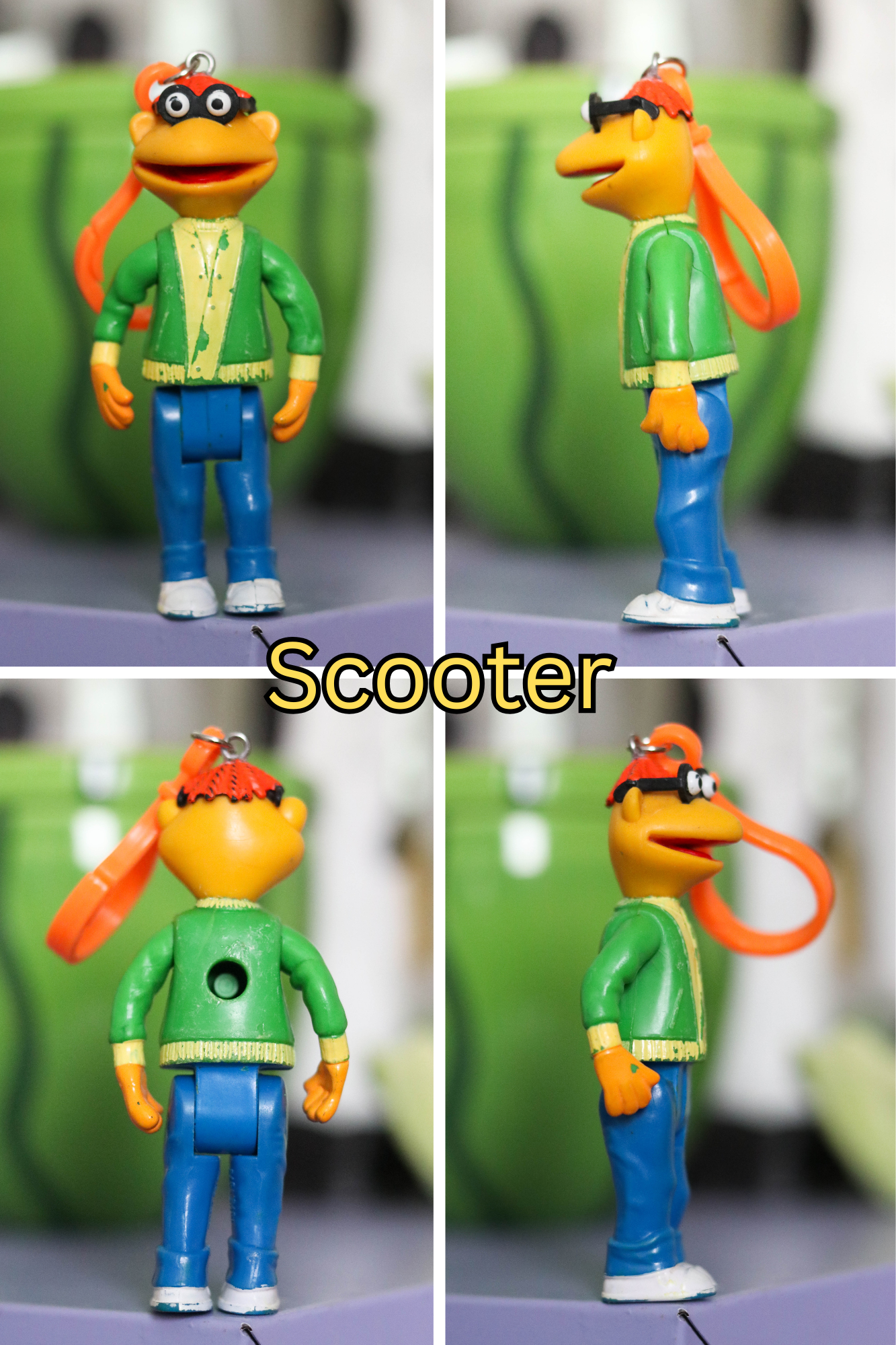 Vintage Upcyled Cartoon Keychains #5