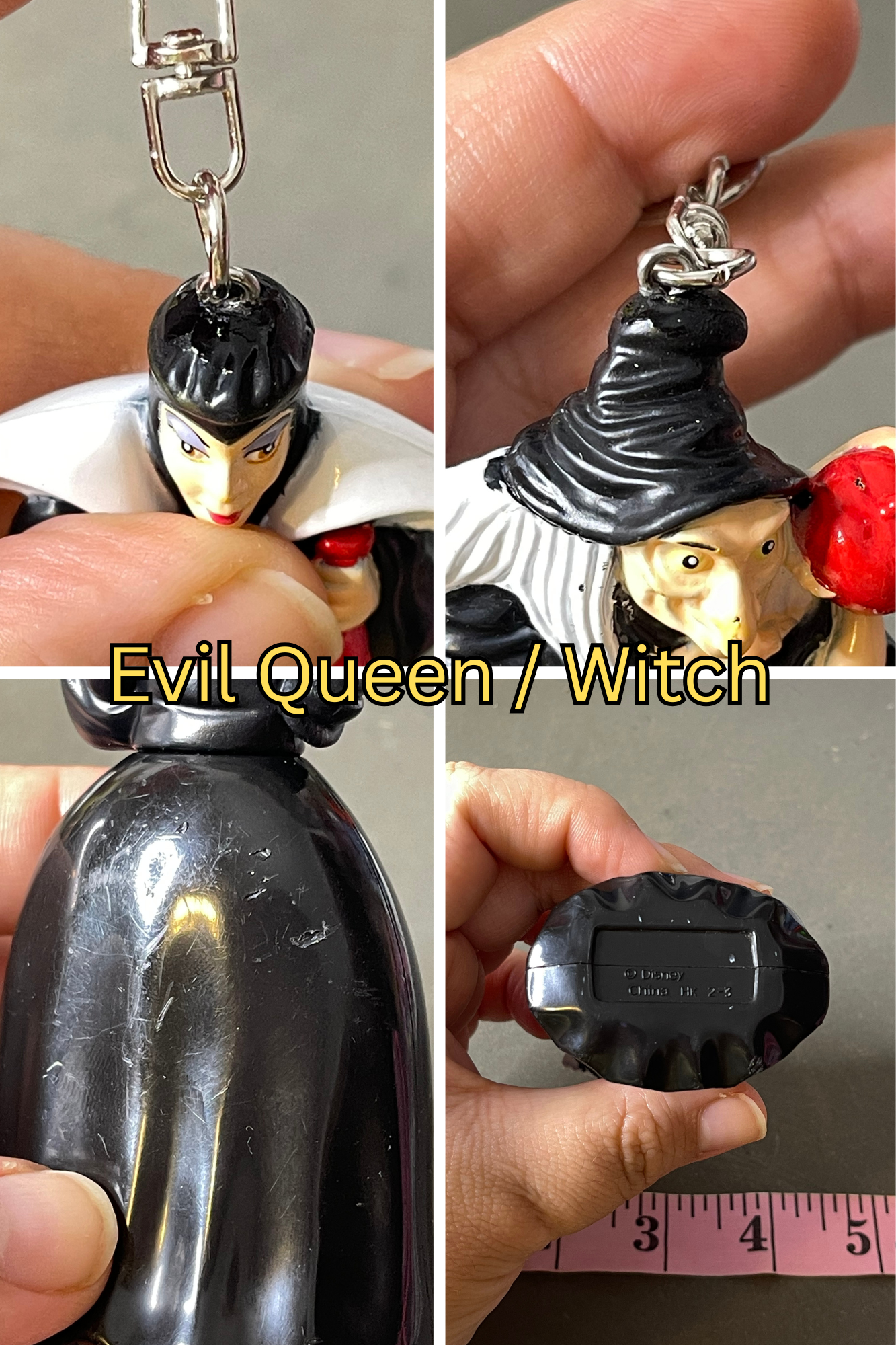 Vintage Upcyled Cartoon Keychains #9