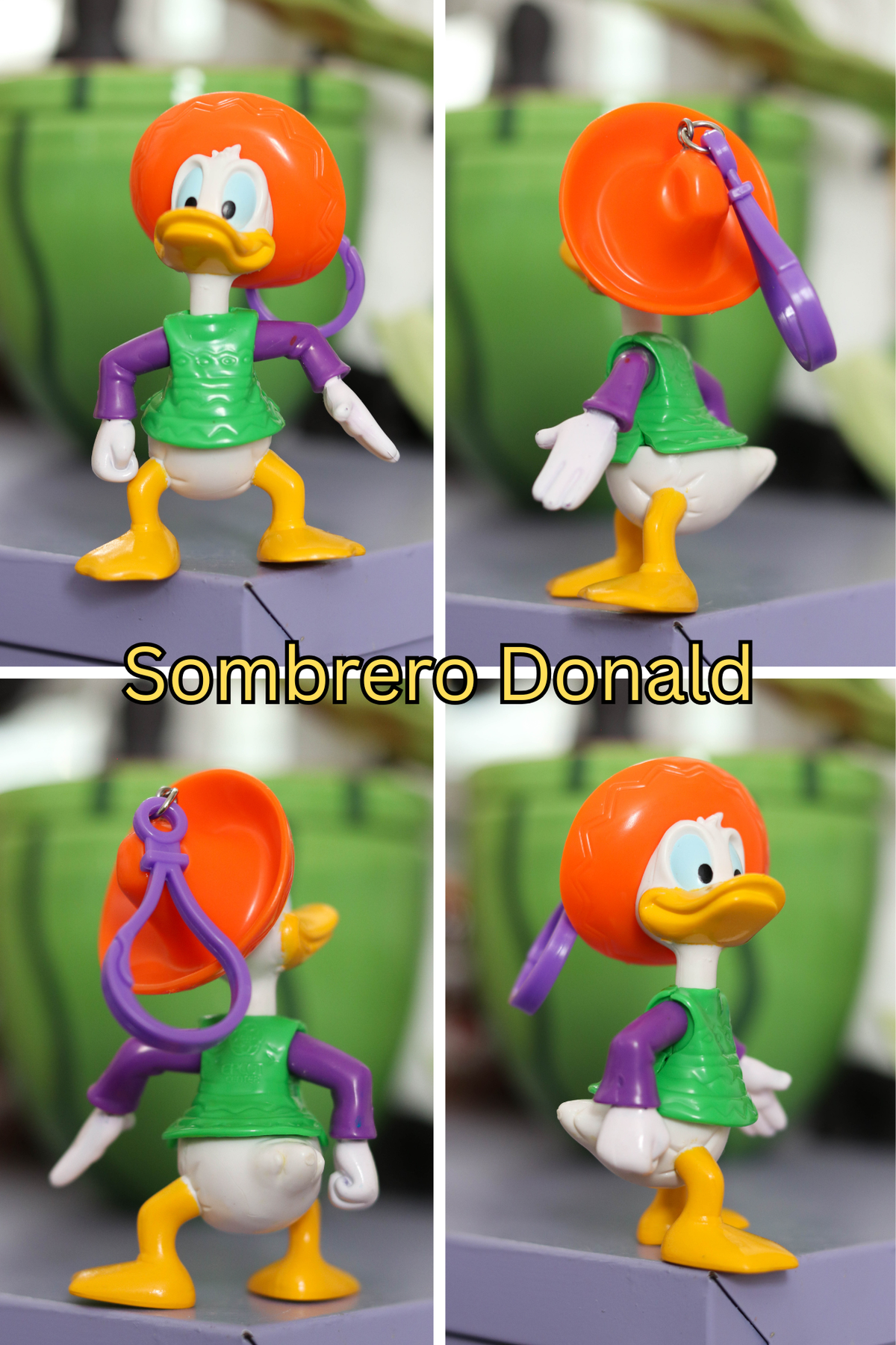 Vintage Upcyled Cartoon Keychains #10