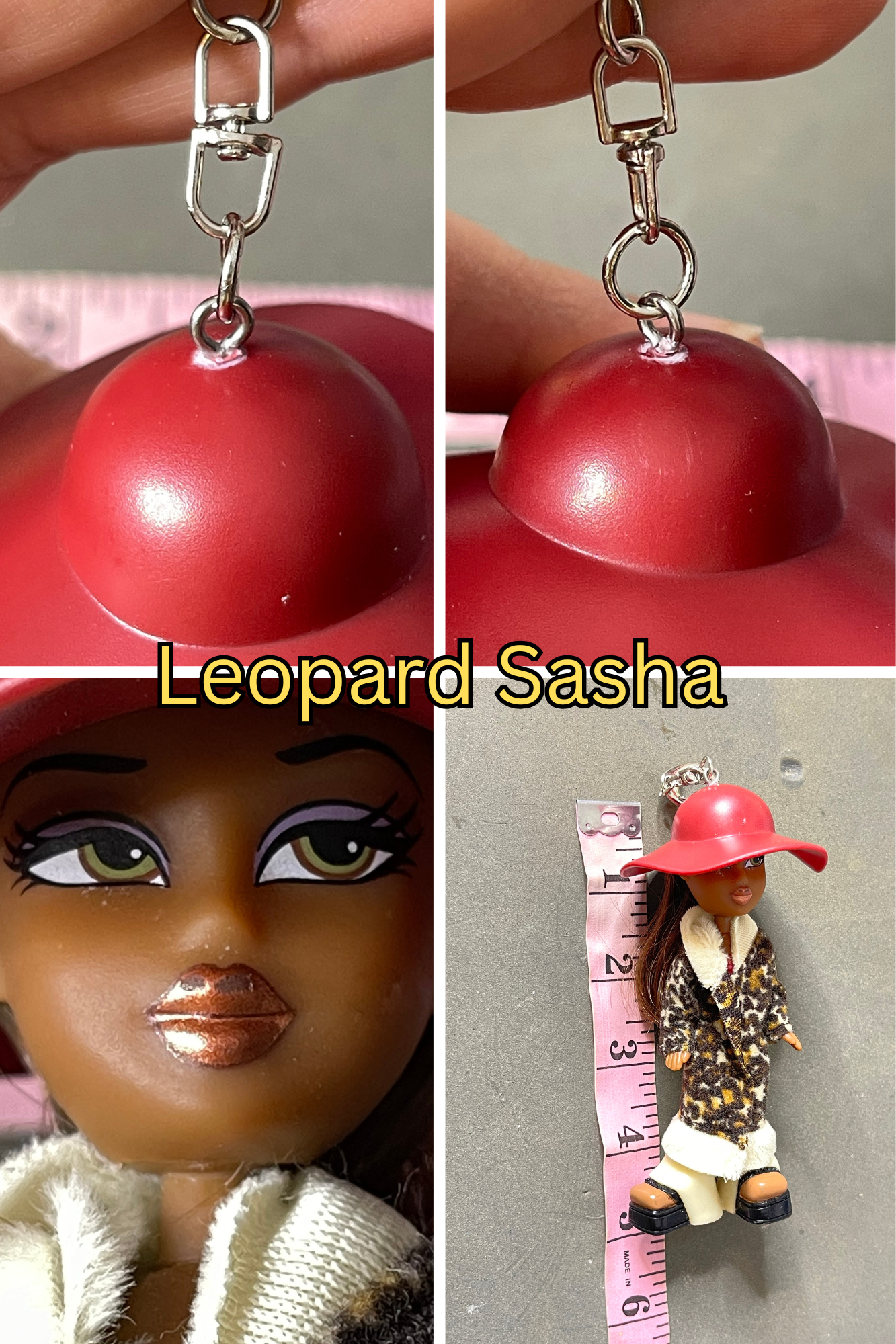 Vintage 2000s Bratz Dolls Upcycled Keychains