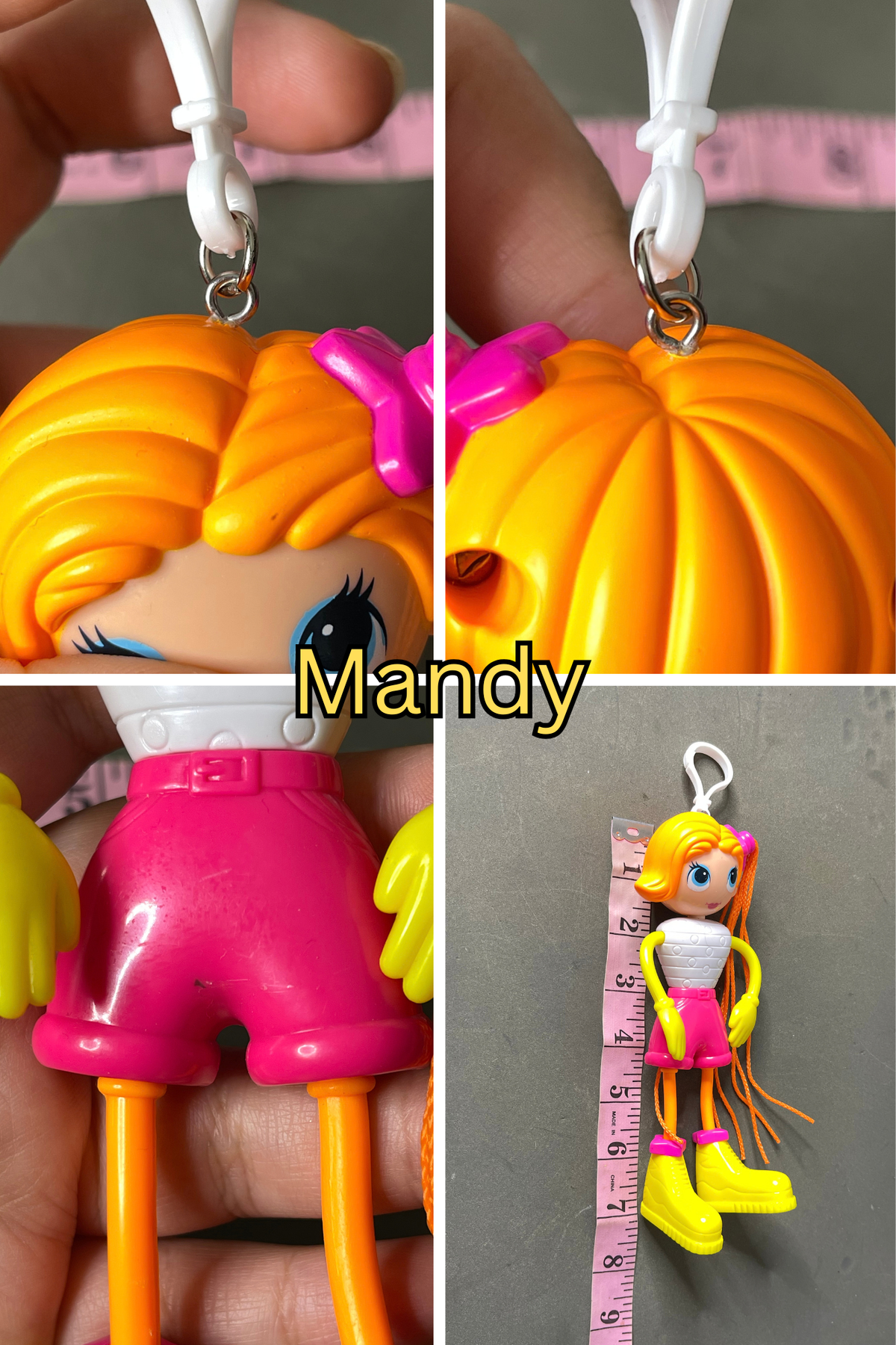 2000s Betty Spaghetty Dolls Upcycled Keychains
