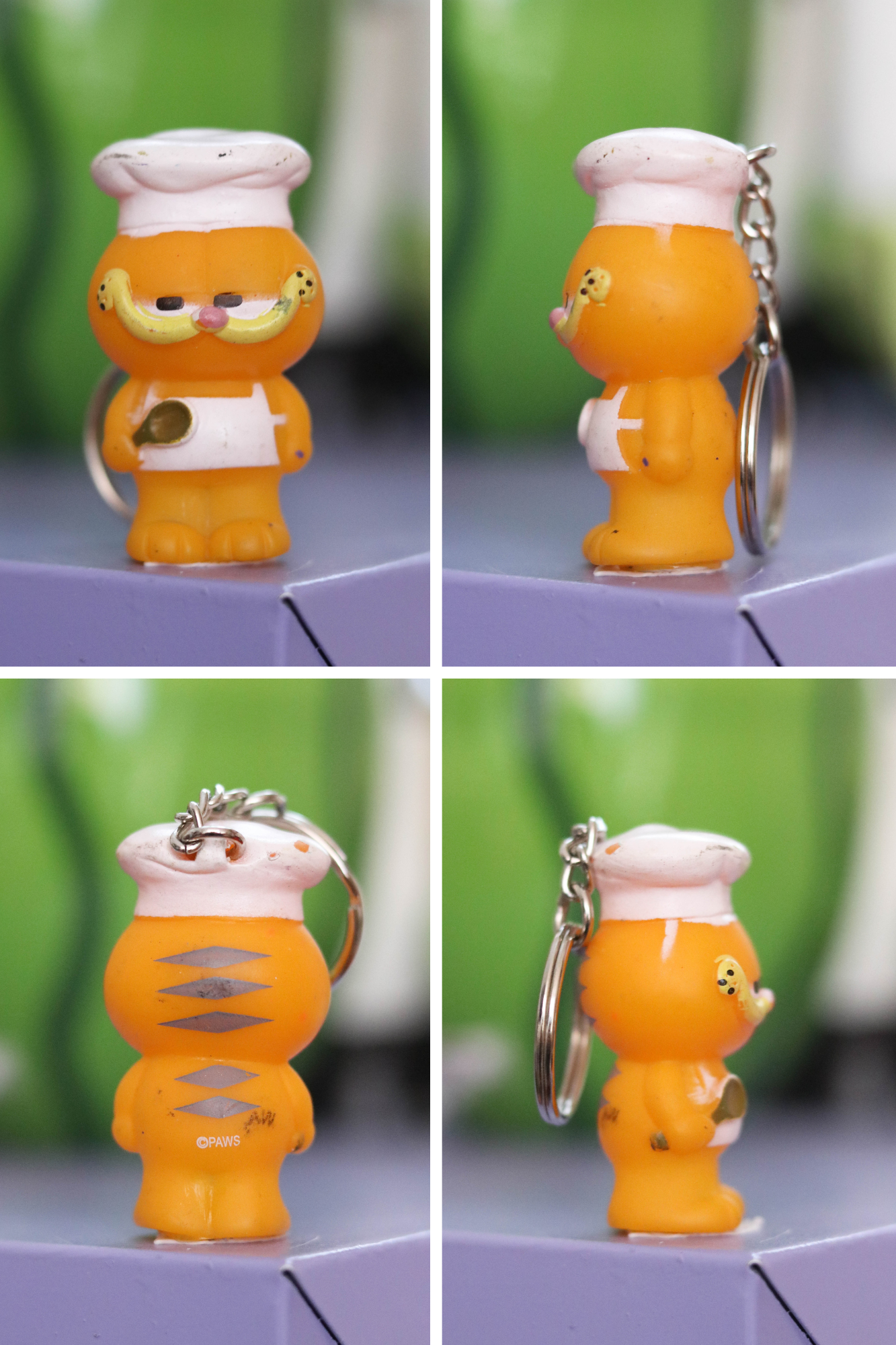 Vintage Garfield blind bag keychains Series #2 (1)