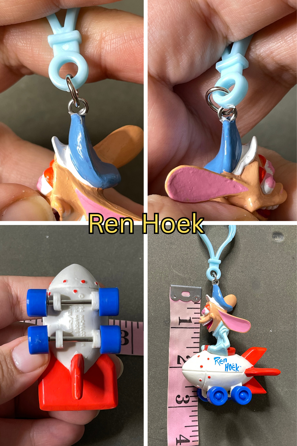 Vintage Upcyled Cartoon Keychains #11