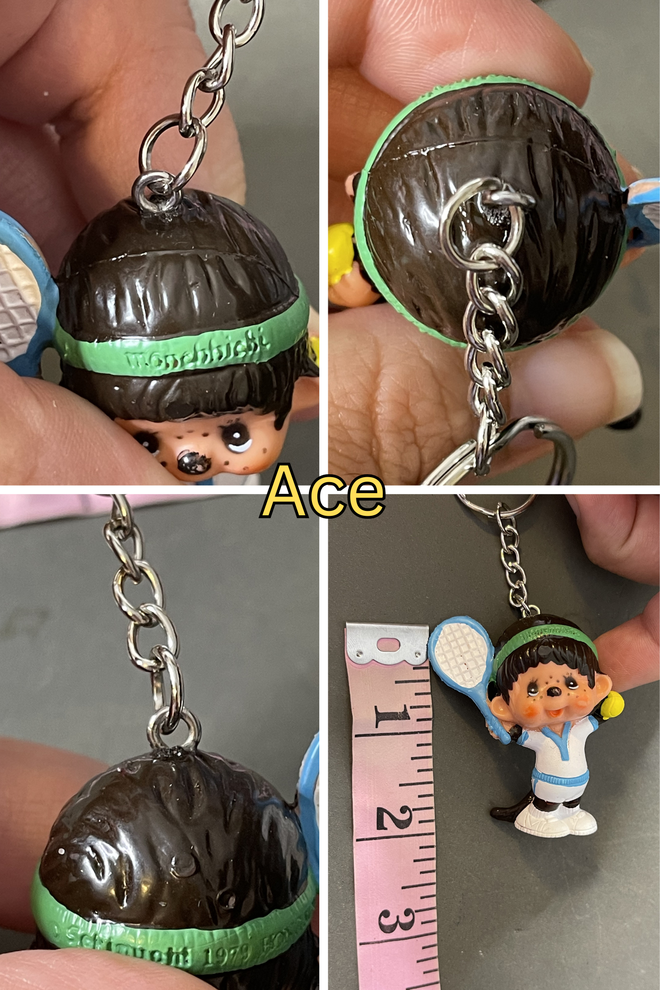 Vintage Upcycled Monchhichi Trinket Keychains