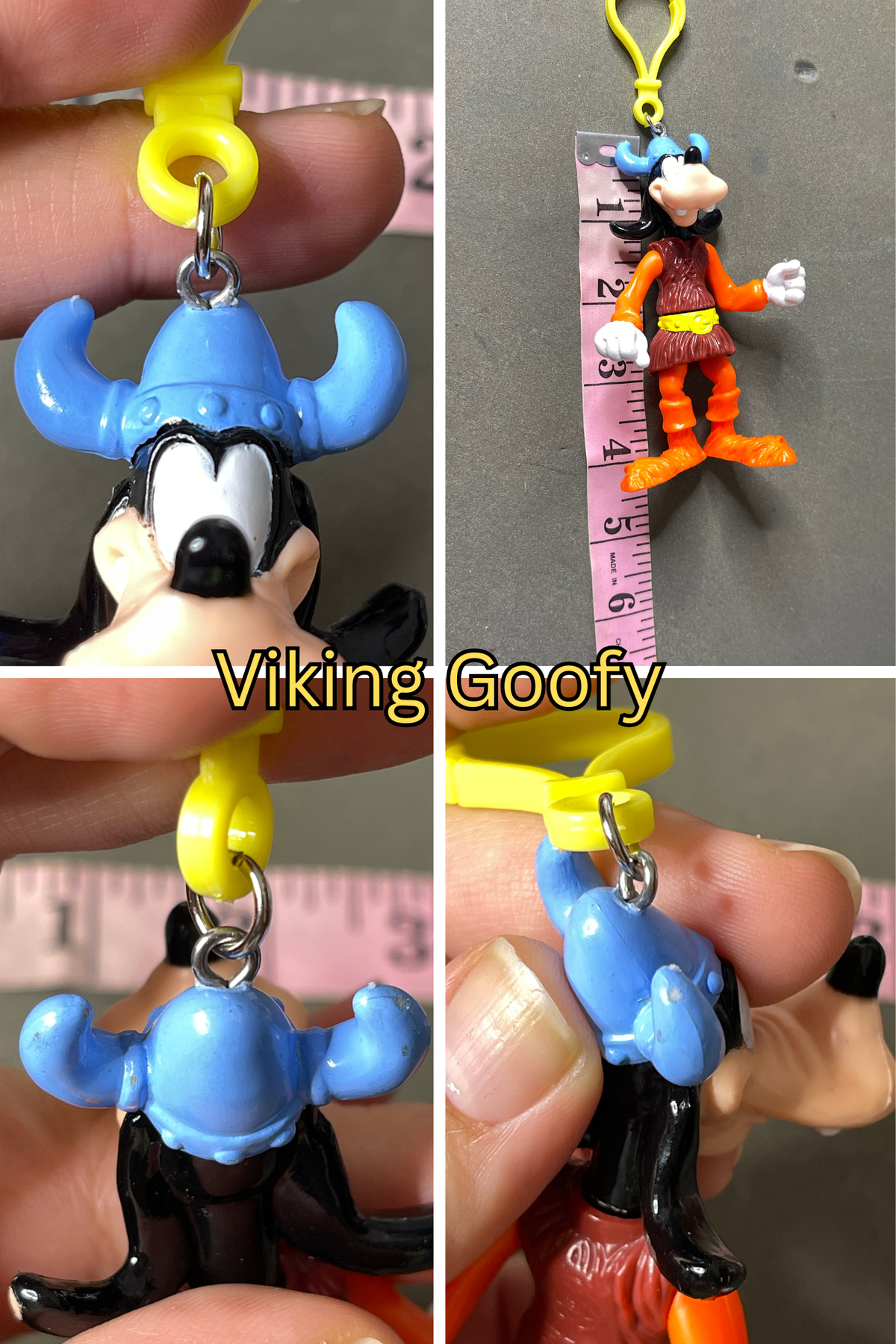 Vintage Upcyled Cartoon Keychains #10
