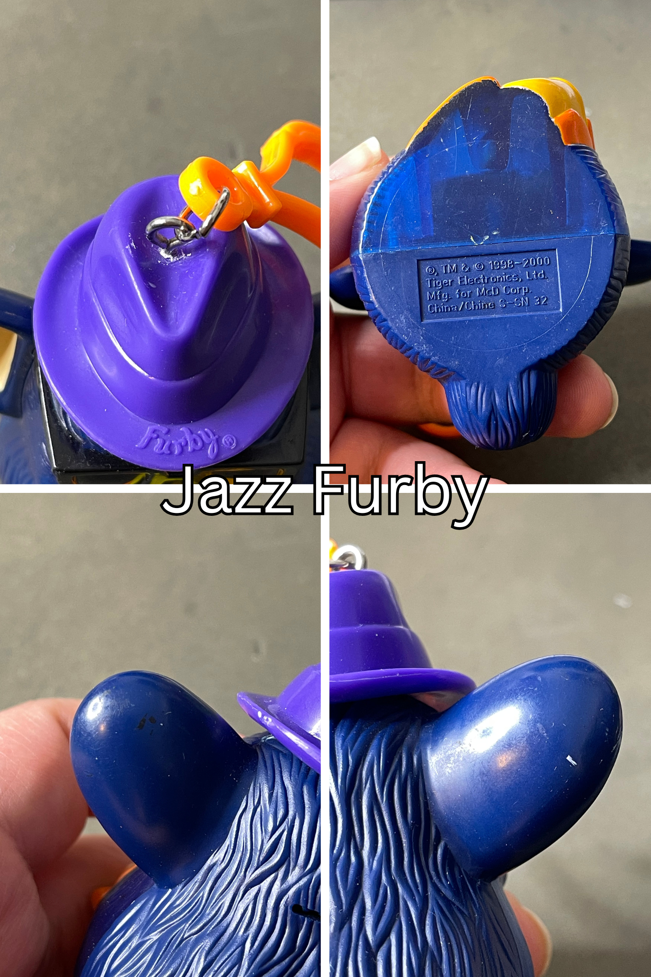Vintage Upcycled Freaky Toy Keychains