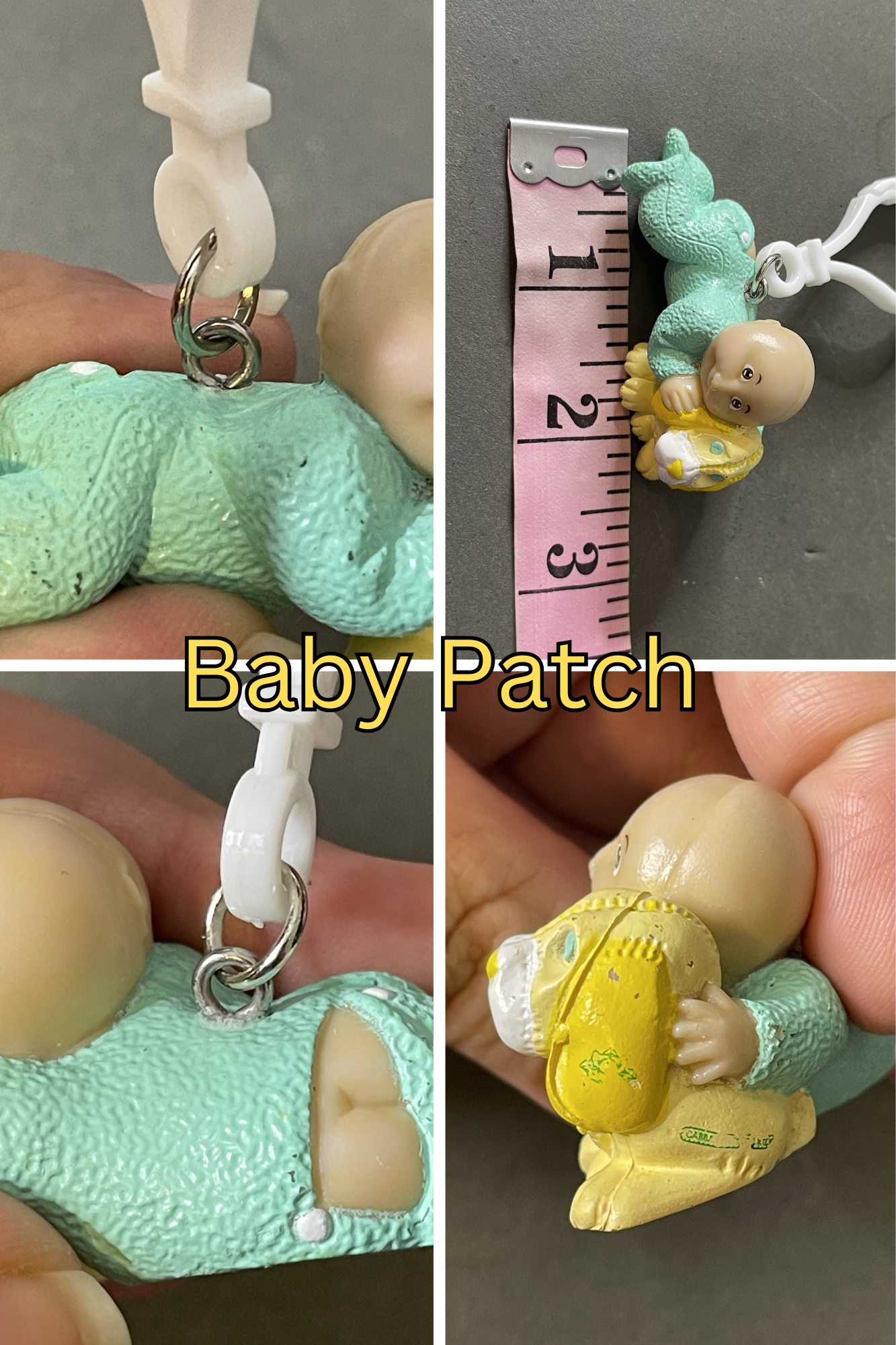 Vintage Upcycled Cabbage Patch Kids Keychains