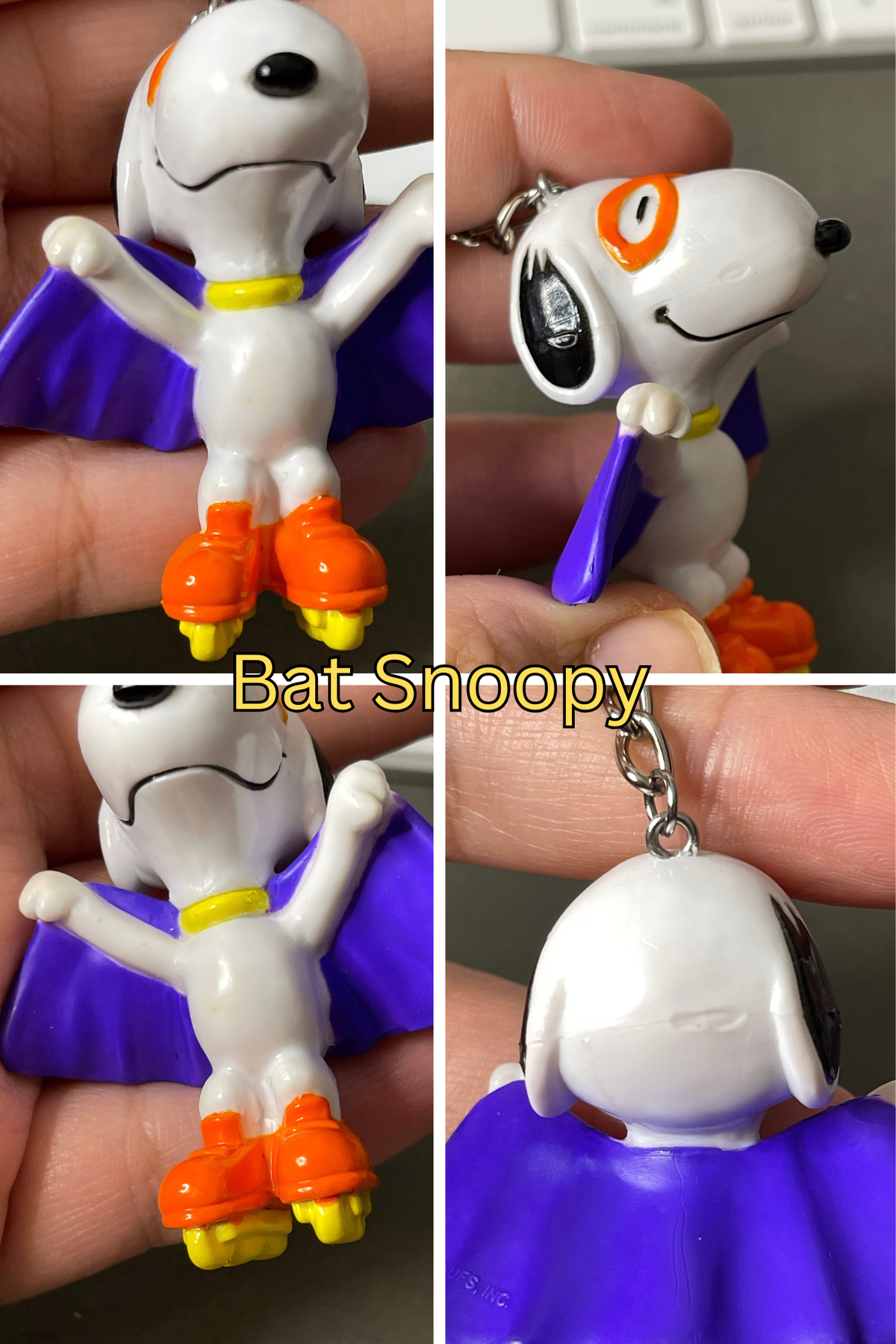 Vintage Snoopy Halloween Upcycled Keychains