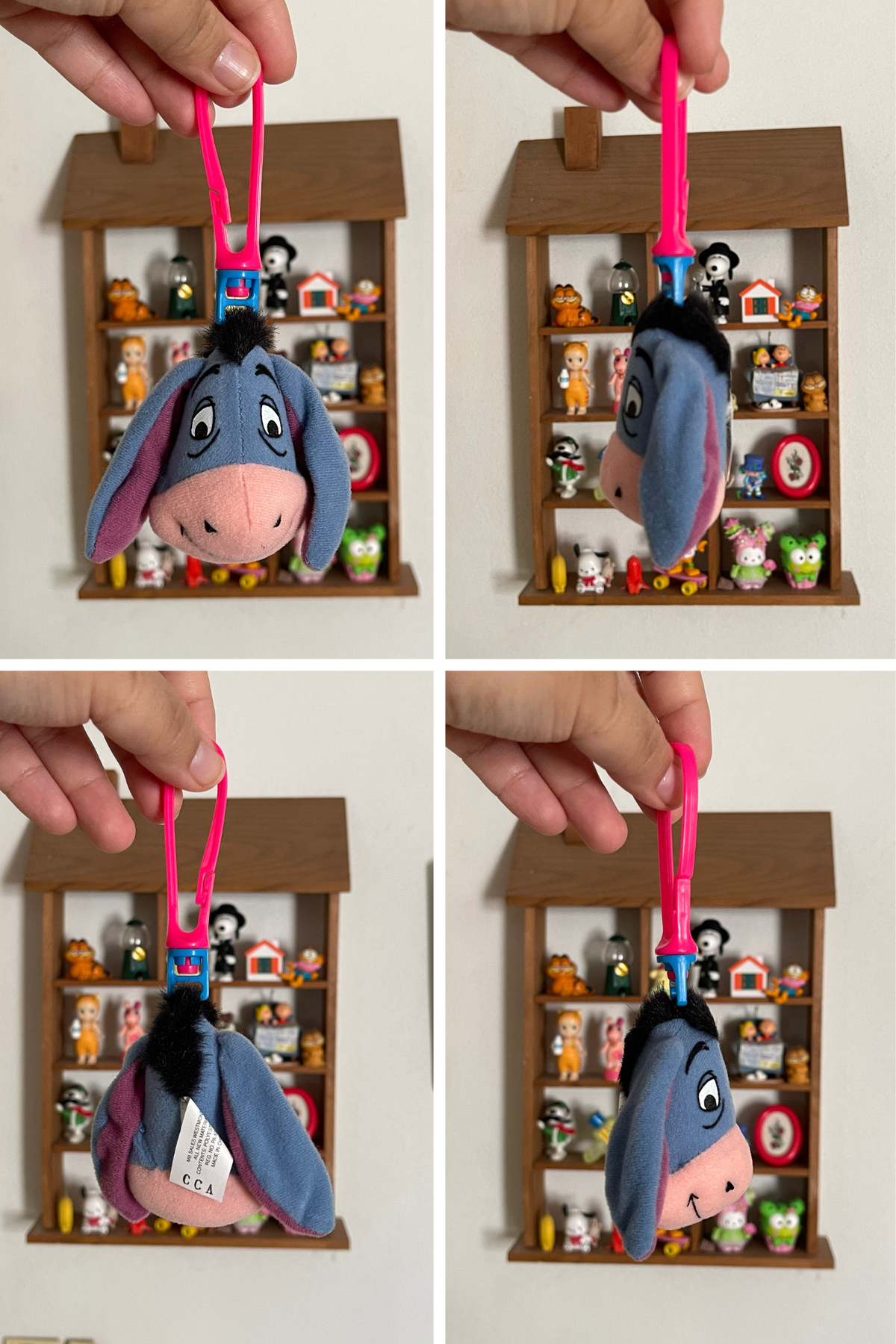 90s Eeyore Plush Keychain