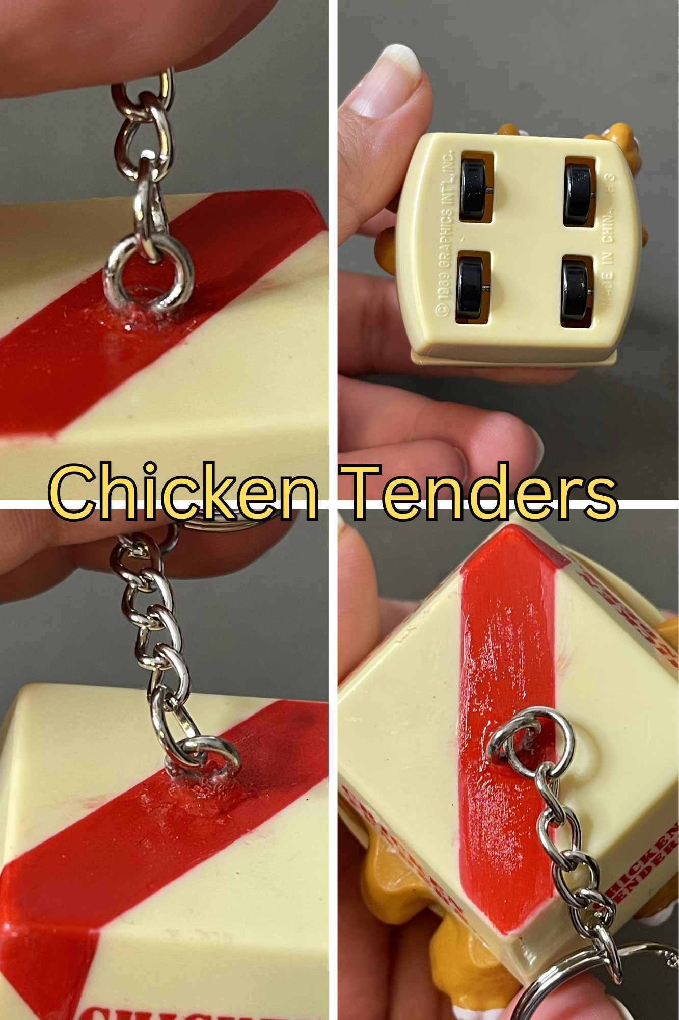 Vintage Upcycled Toy Keychains #1