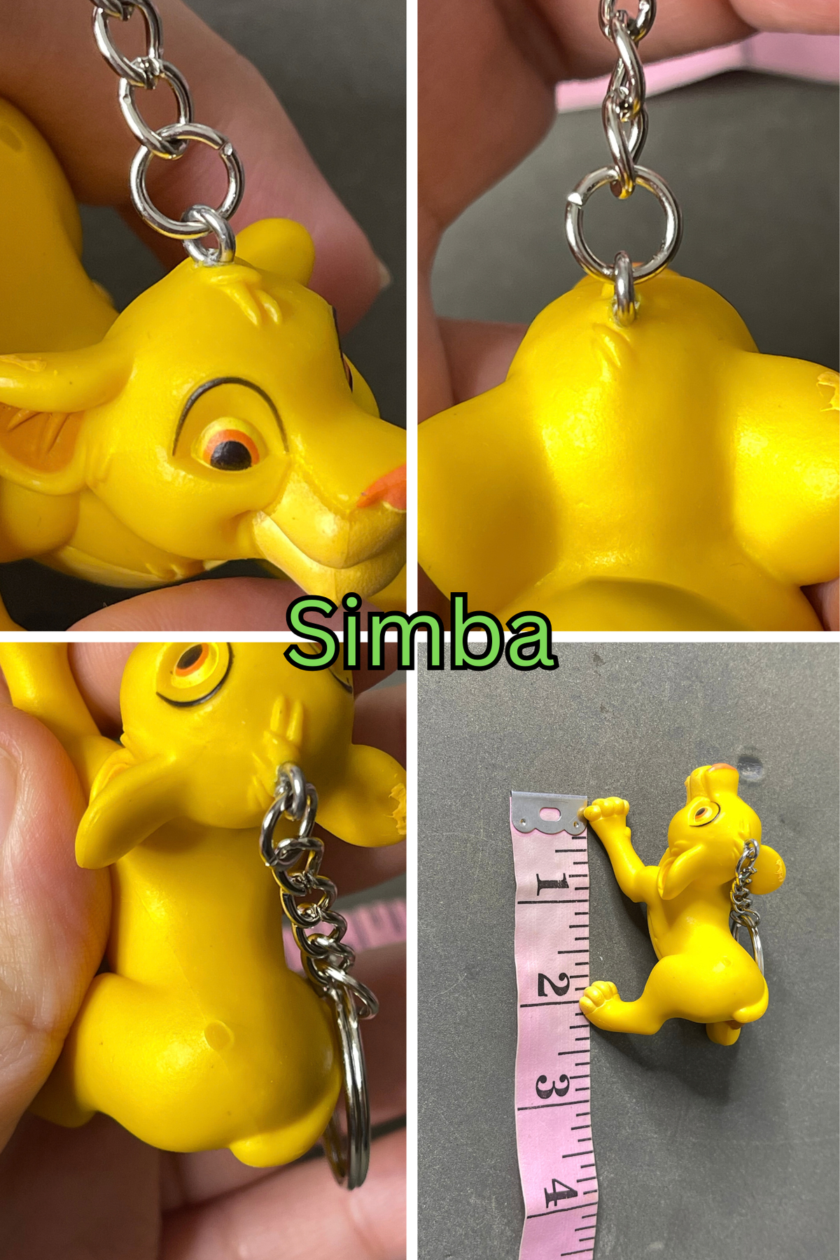 Vintage Upcyled Cartoon Keychains #12