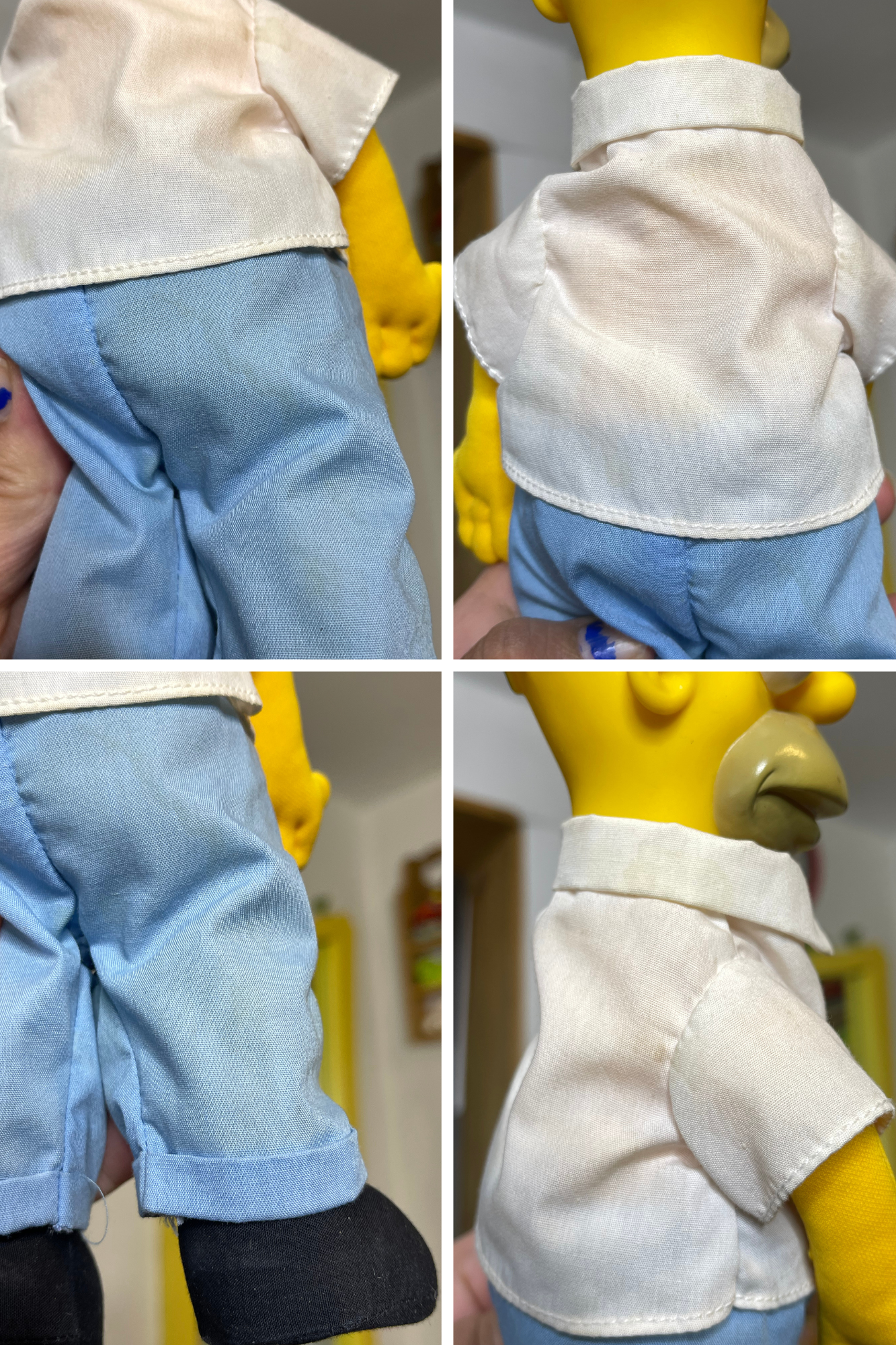 Vintage 90s Homer Simpson Plush
