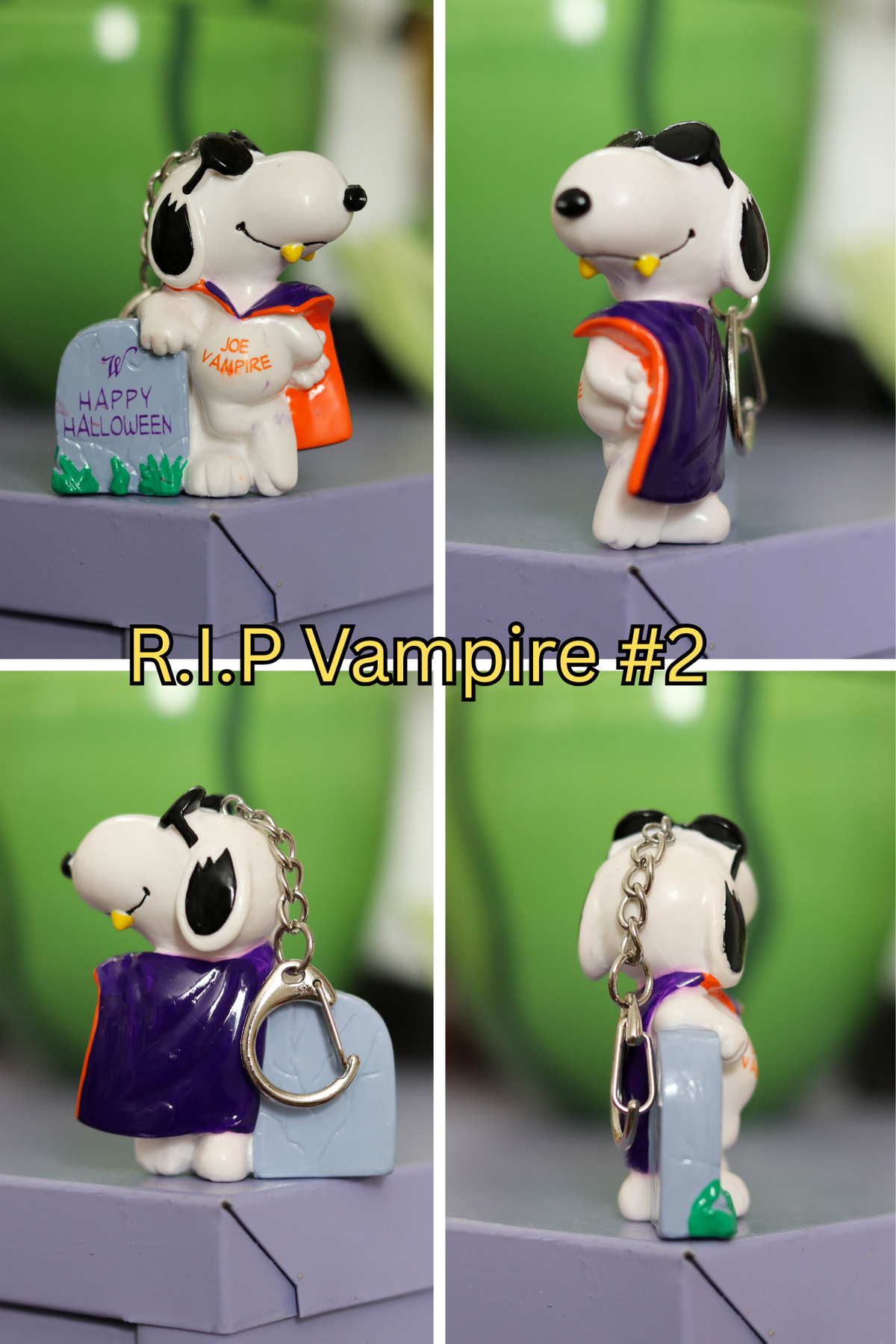 Vintage Snoopy Halloween Upcycled Keychains