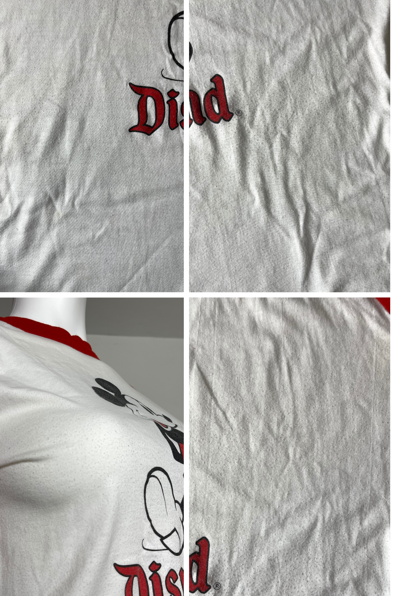 Vintage Mickey Mouse Disneyland Raglan Style Tee Sz L/XL