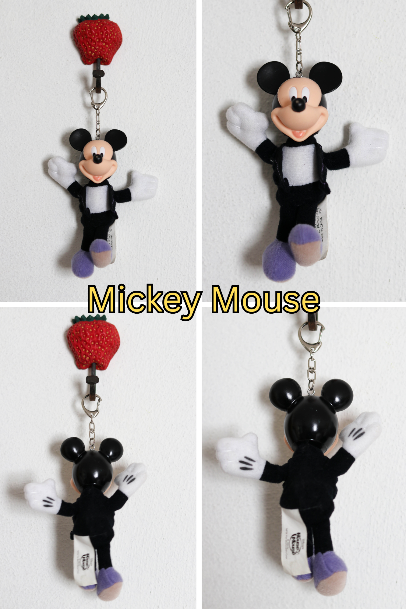 Vintage Upcyled Cartoon Keychains #8
