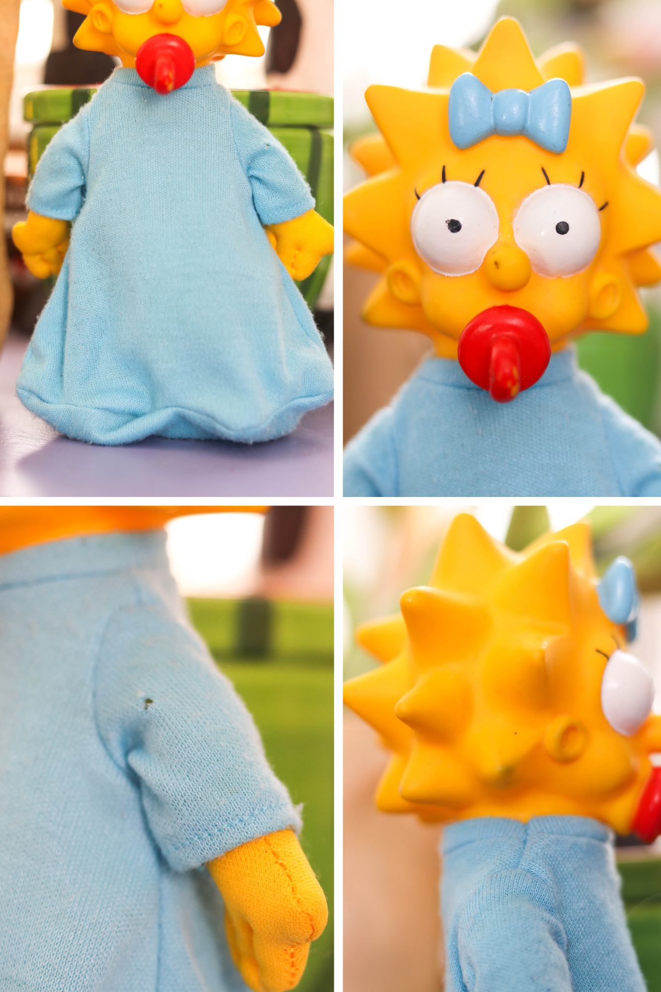 Vintage 90s Maggie Simpson Plush