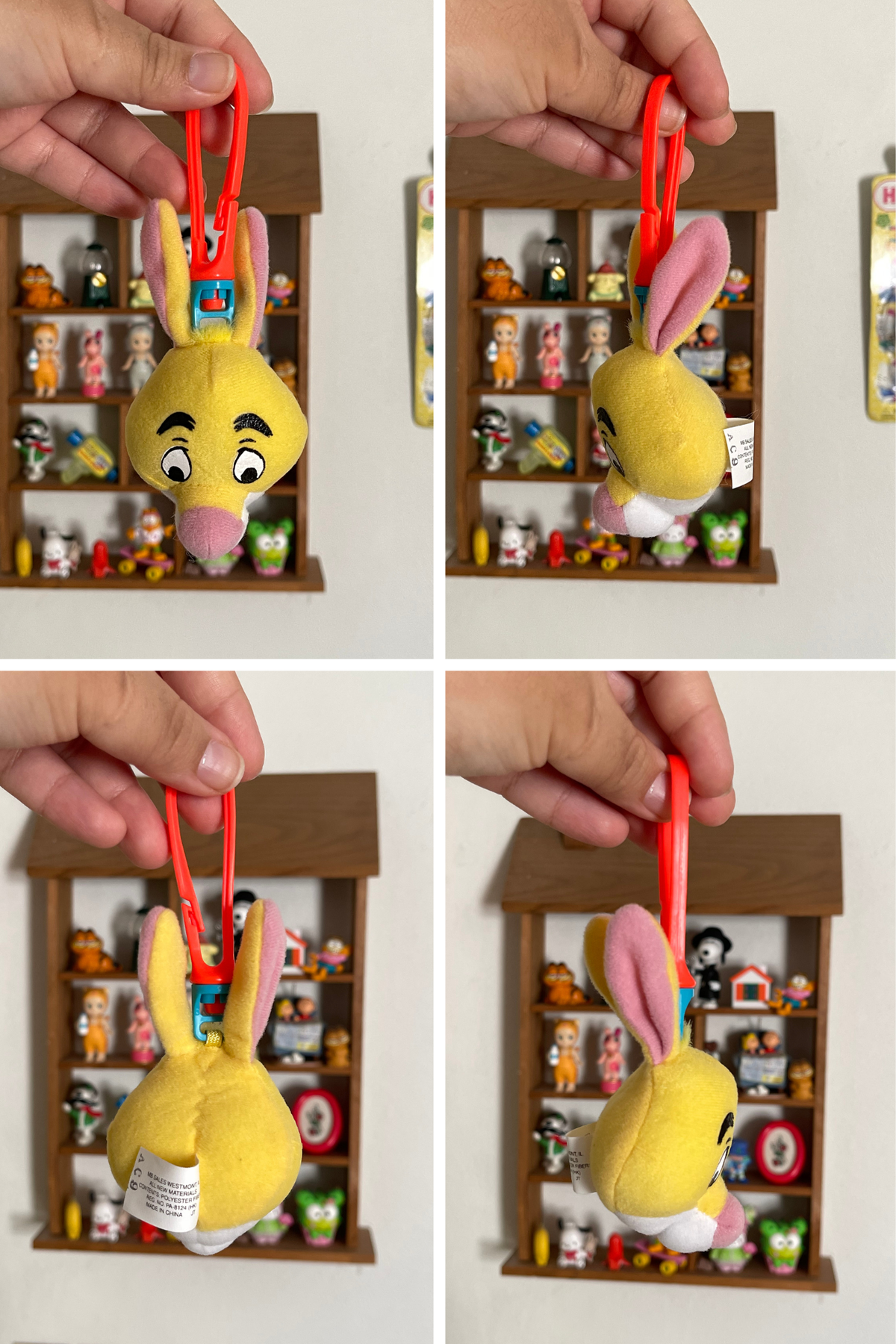 90s Rabbit Plush Keychain