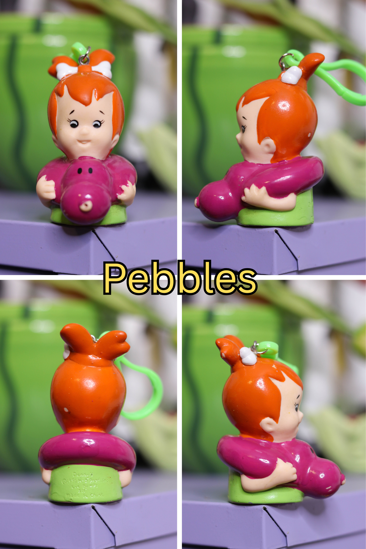 Vintage Upcyled Cartoon Keychains #13