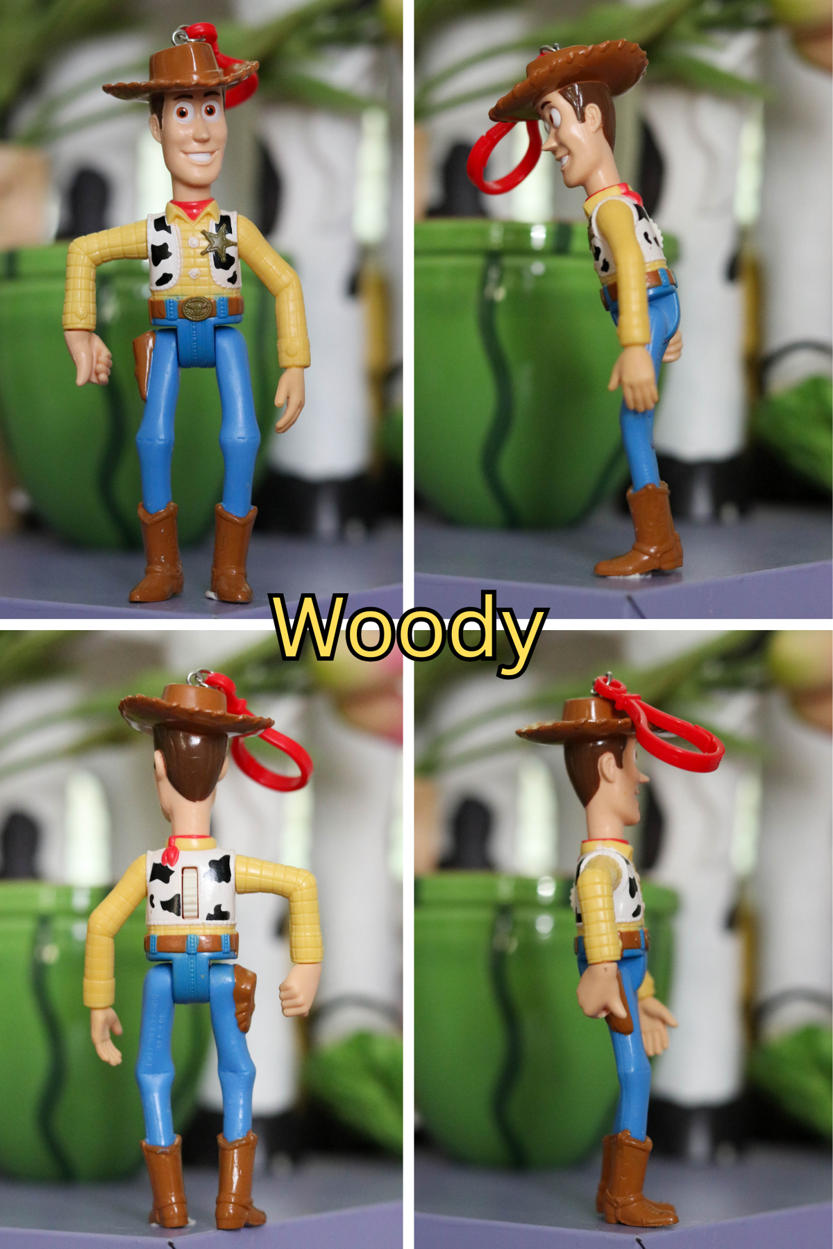 Vintage Upcyled Cartoon Keychains #3